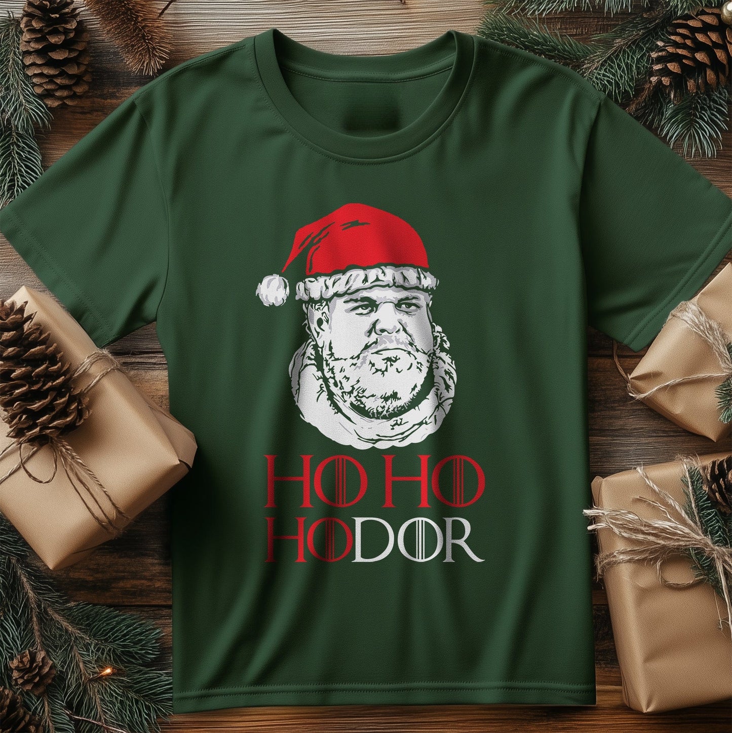 Ho Ho Hodor T-shirt - Festive and