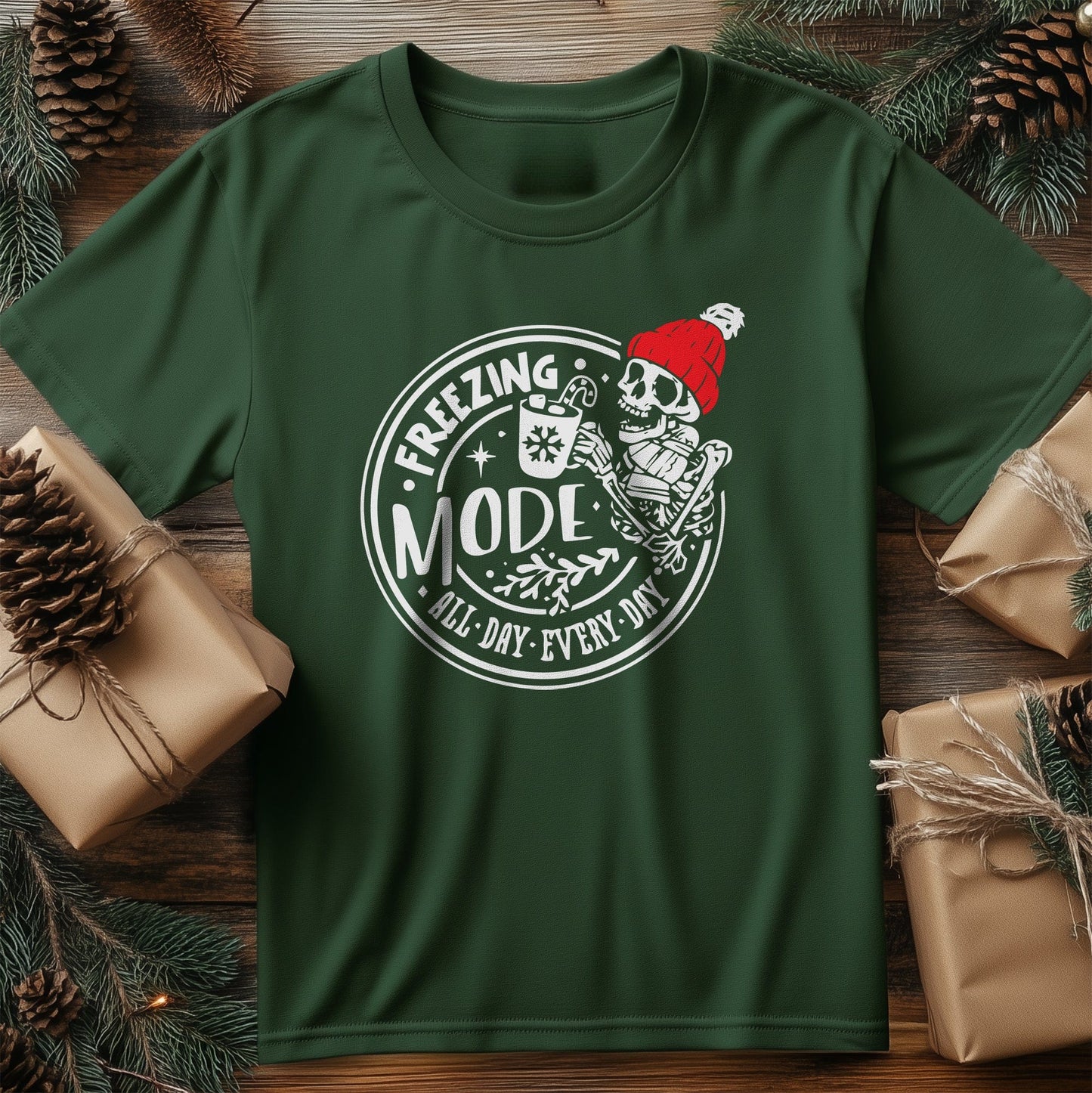 Freezing Mode Skeleton T-Shirt