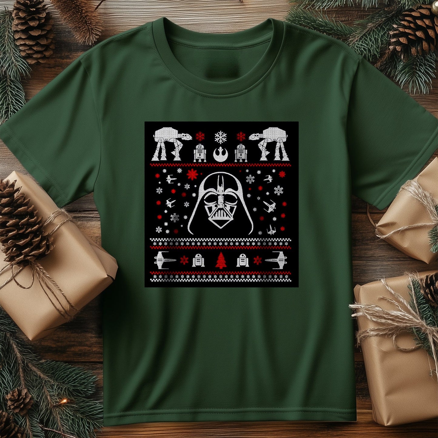 Darth Vader Ugly Christmas T-shirt -