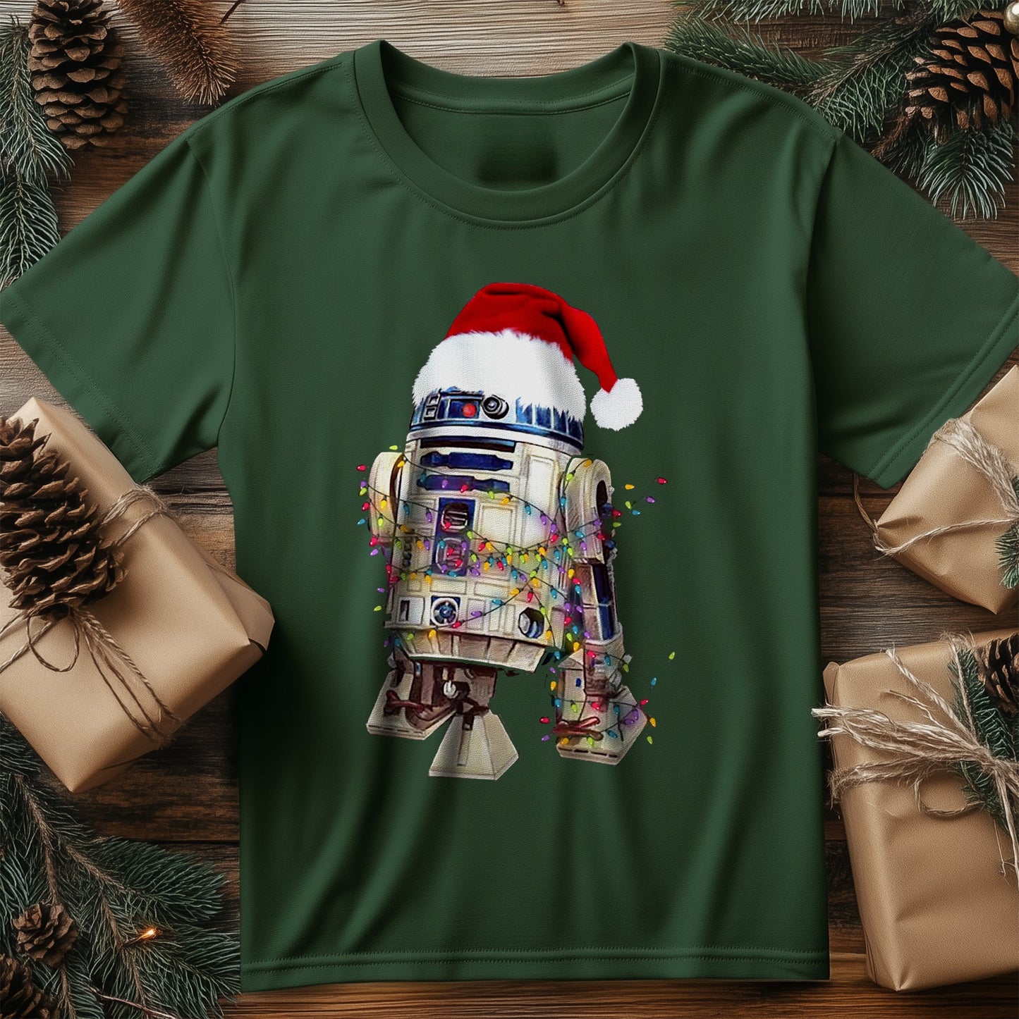 R2D2 Christmas T-Shirt - Merry Droid