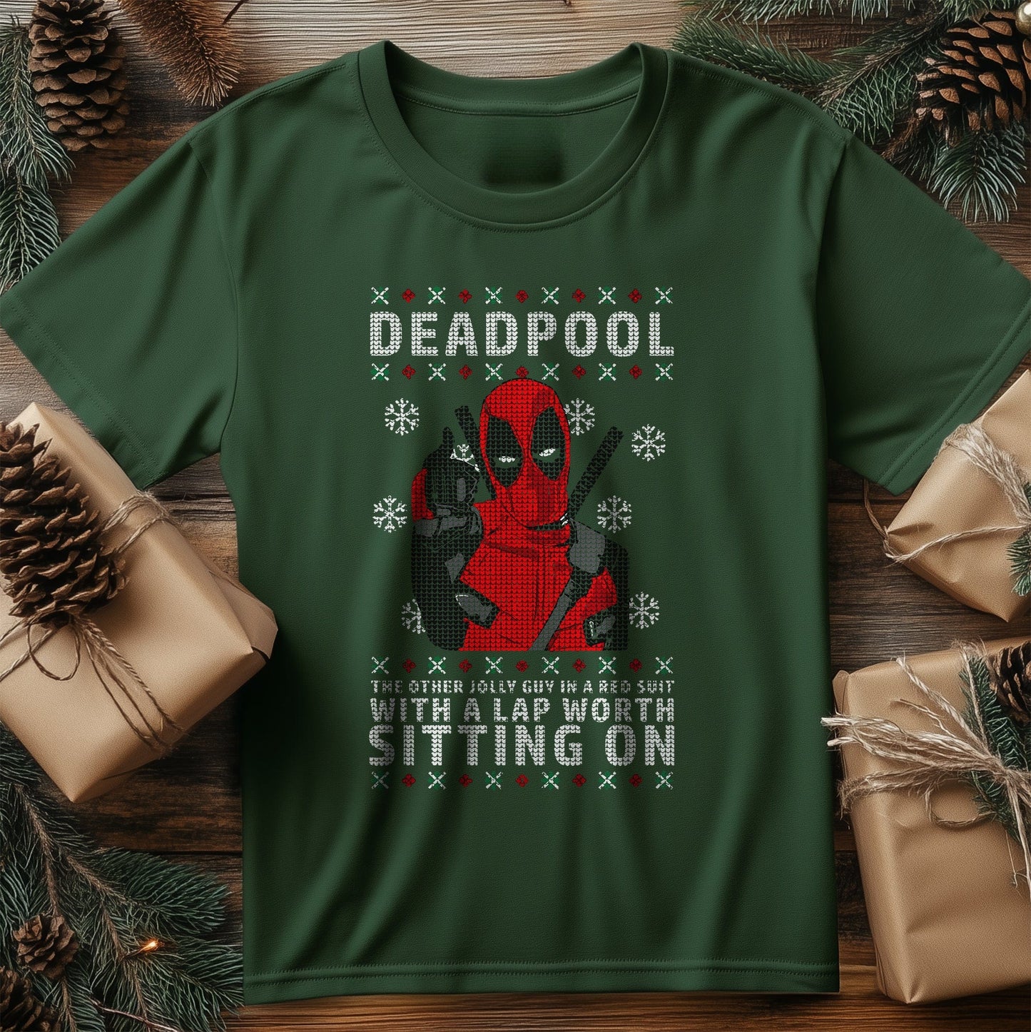Deadpool Sit on My Lap T-Shirt -