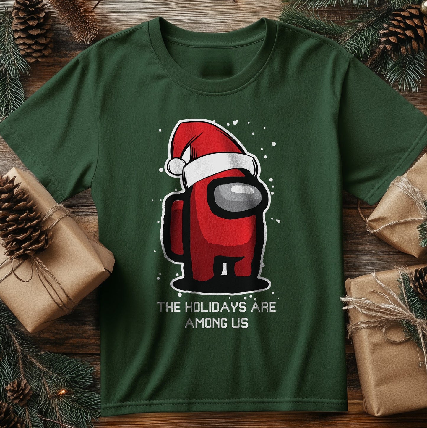 Among Us Christmas T-Shirt - Santa
