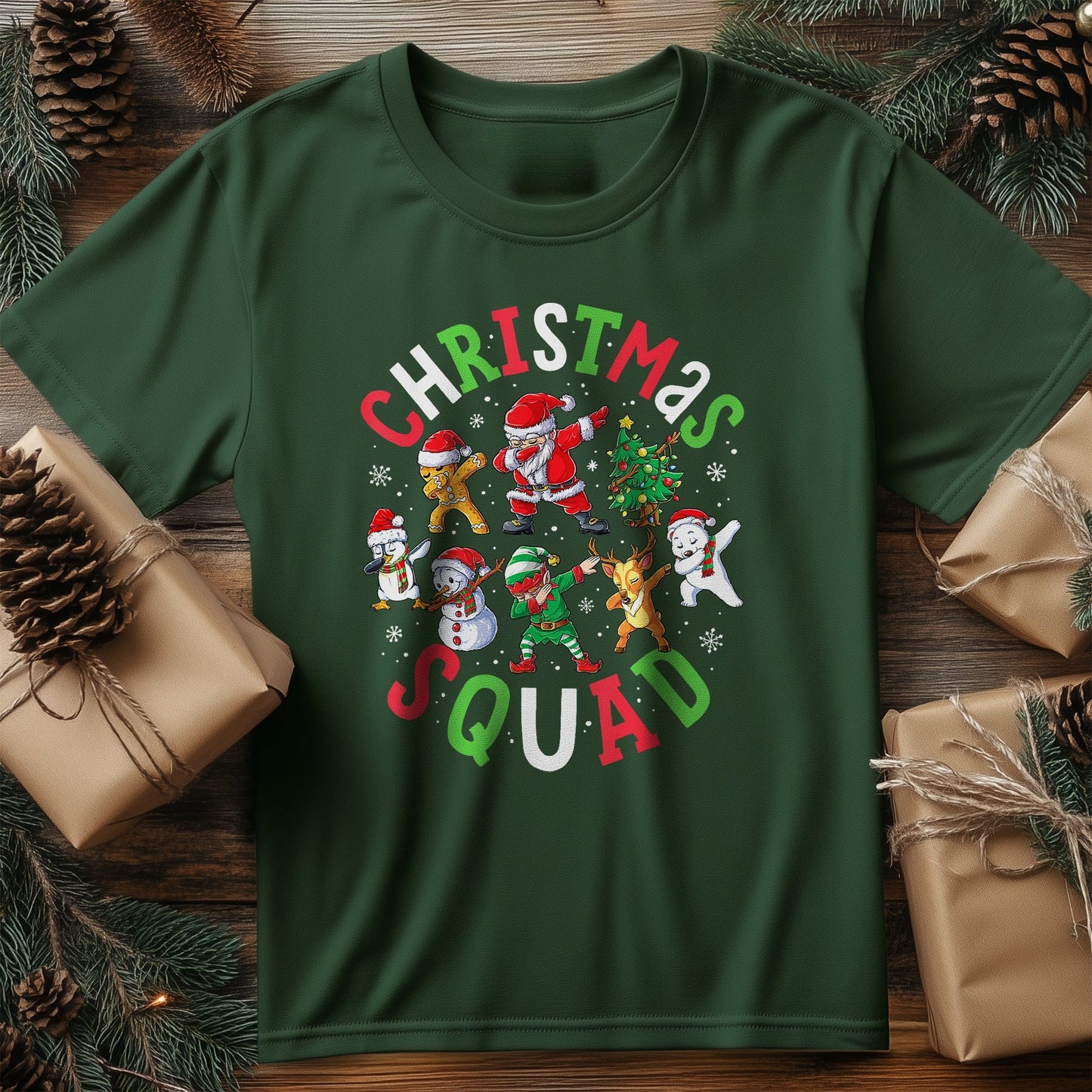 Christmas Squad Santa T-Shirt -