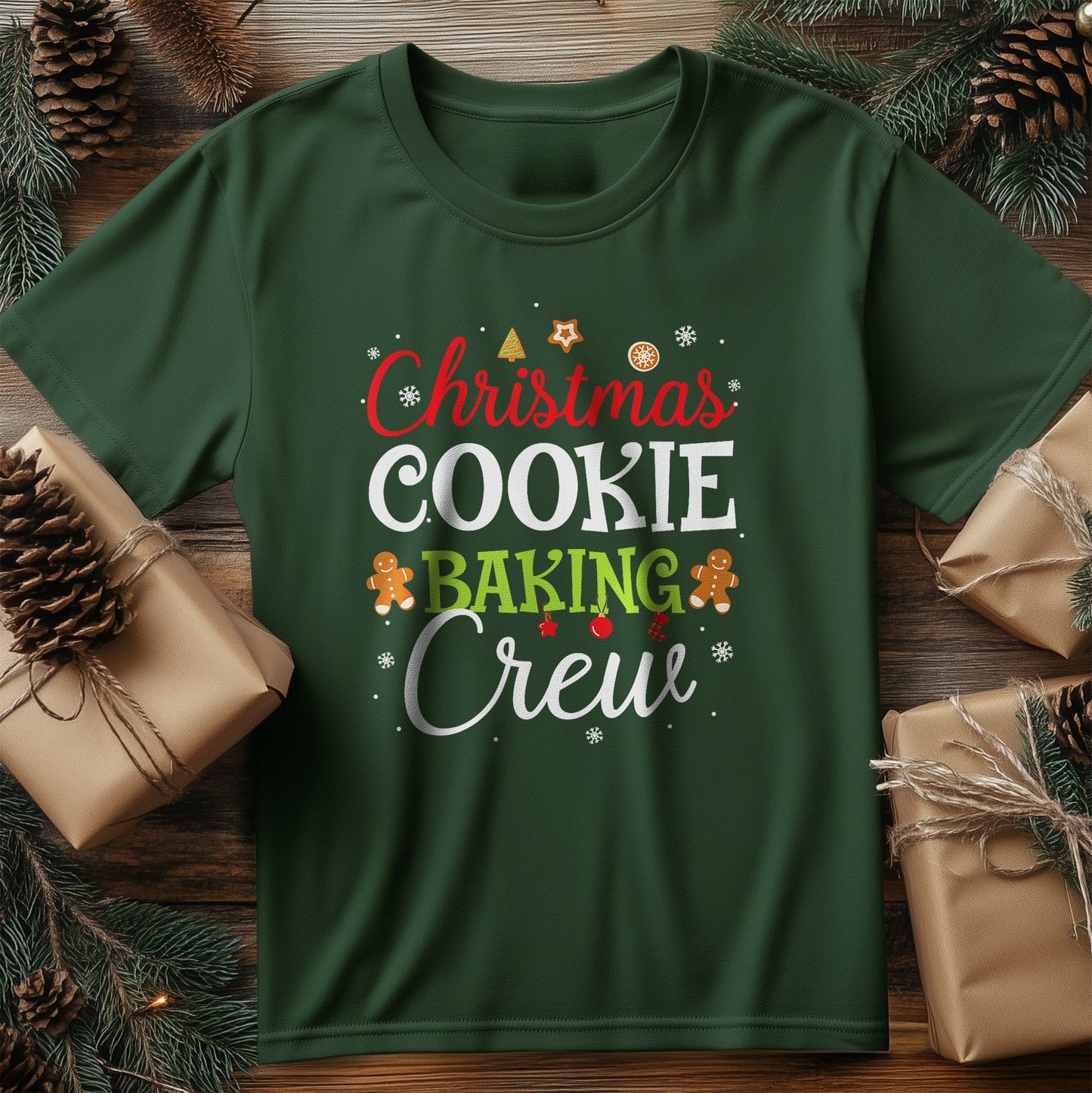 Christmas Cookie Baking Crew T-Shirt