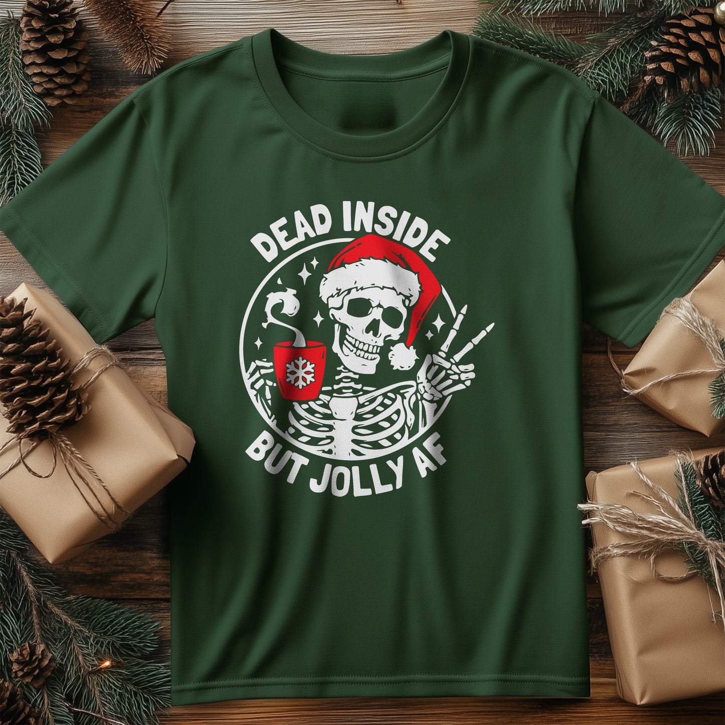 Jolly AF Skeleton T-Shirt - Dead