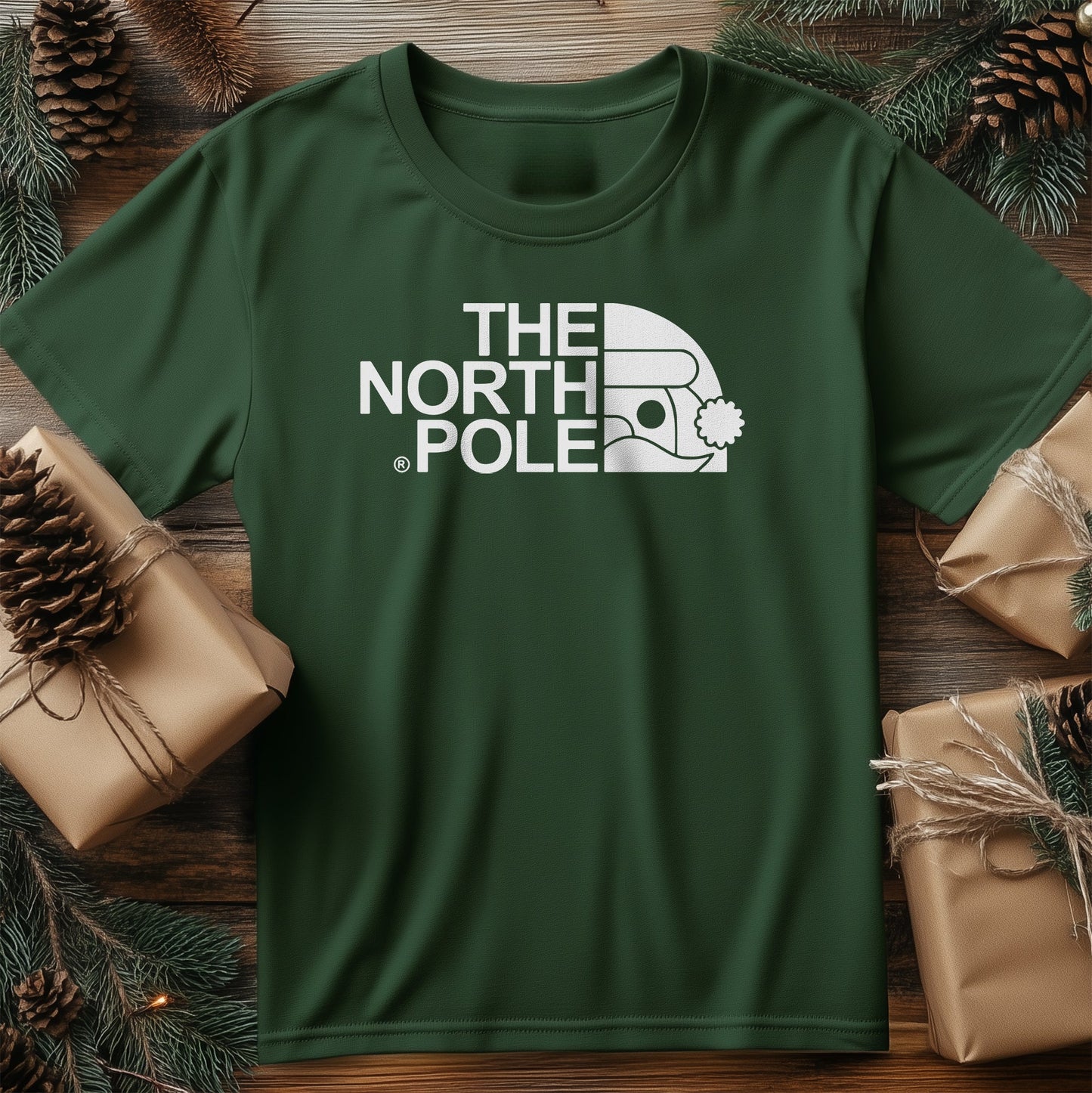 North Pole Santa Face T-shirt - Ho