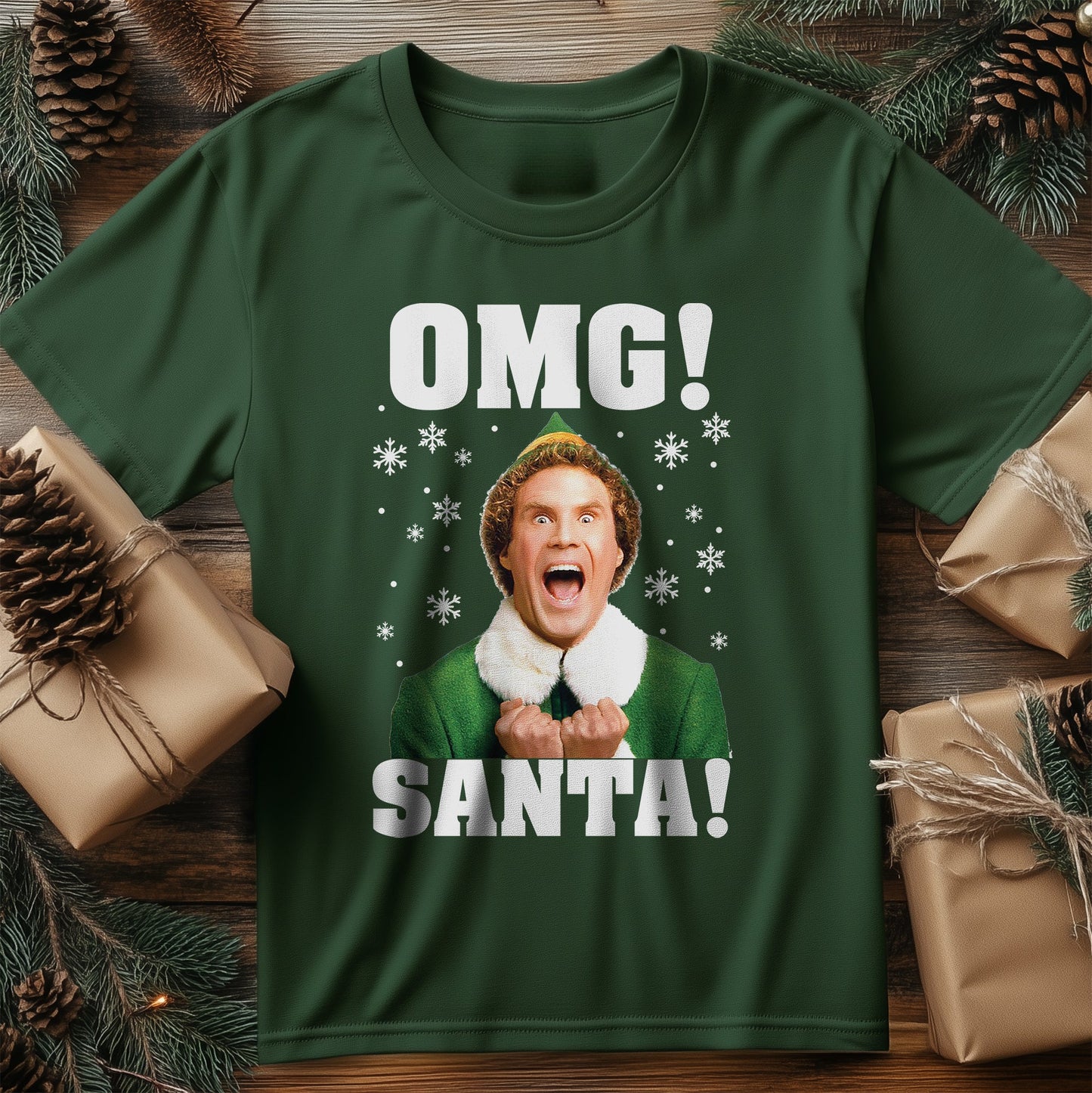 OMG Santa! Buddy Elf T-shirt -