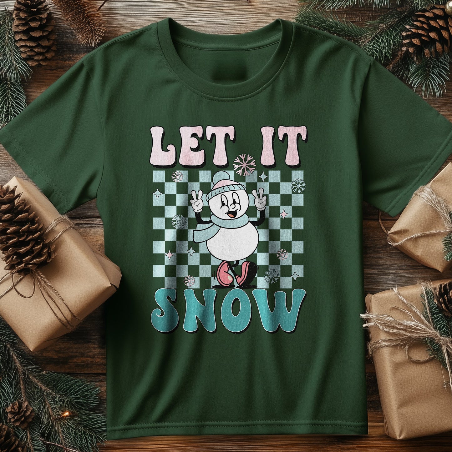Let It Snow Snowman Tee - Hilarious