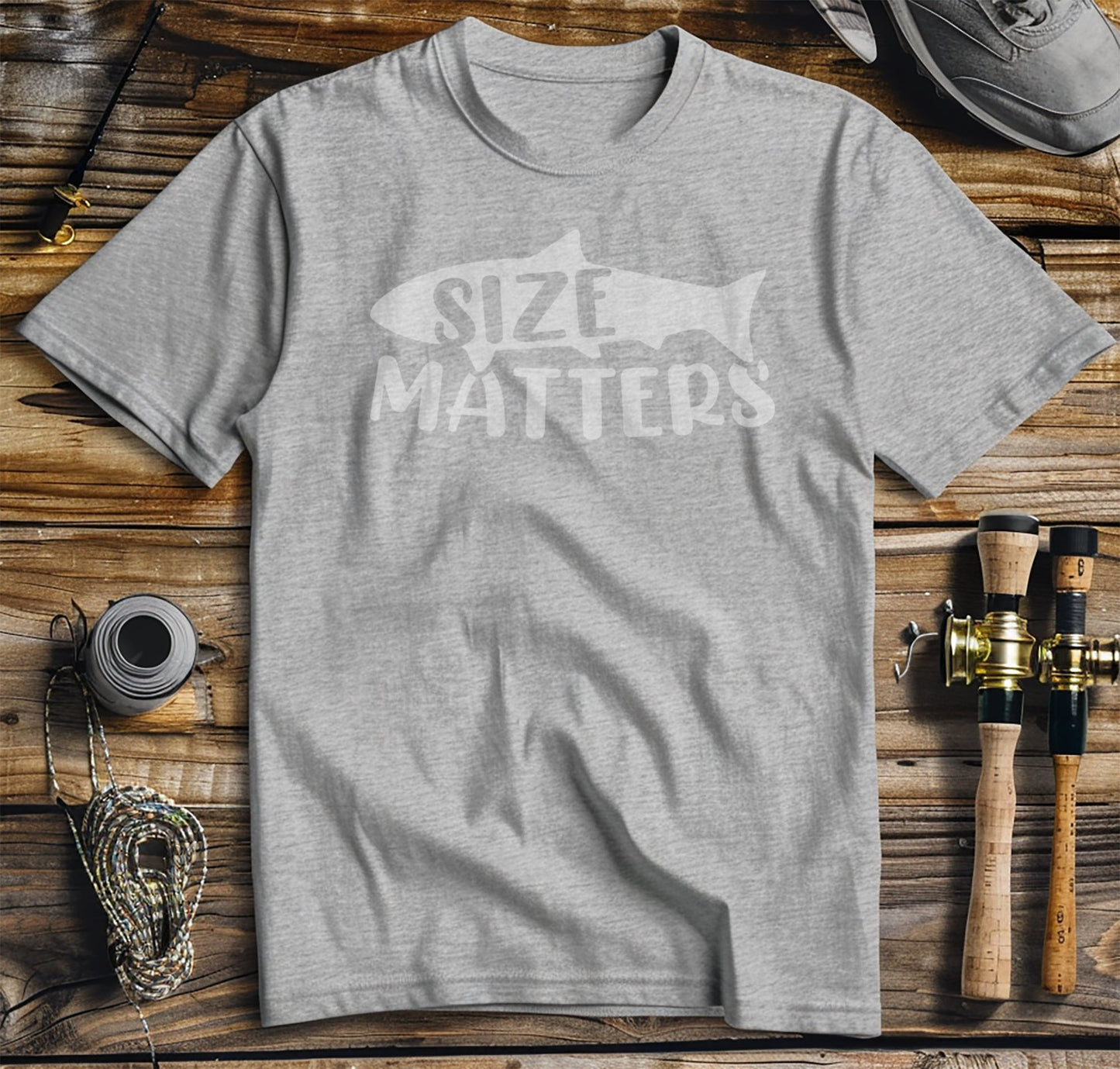 Size Matters Fishing T-shirt