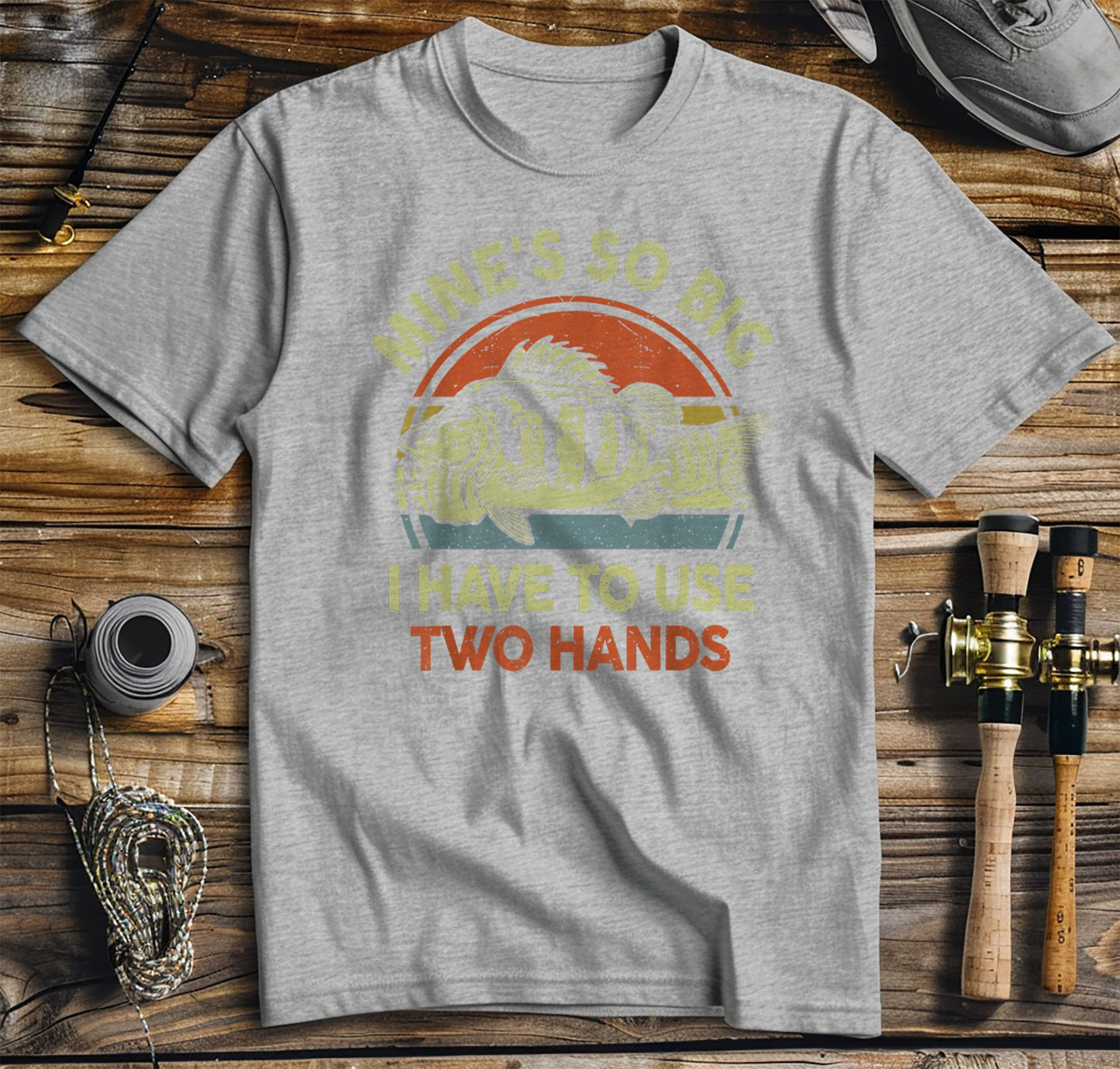 Two Hands Fishing T-Shirt
