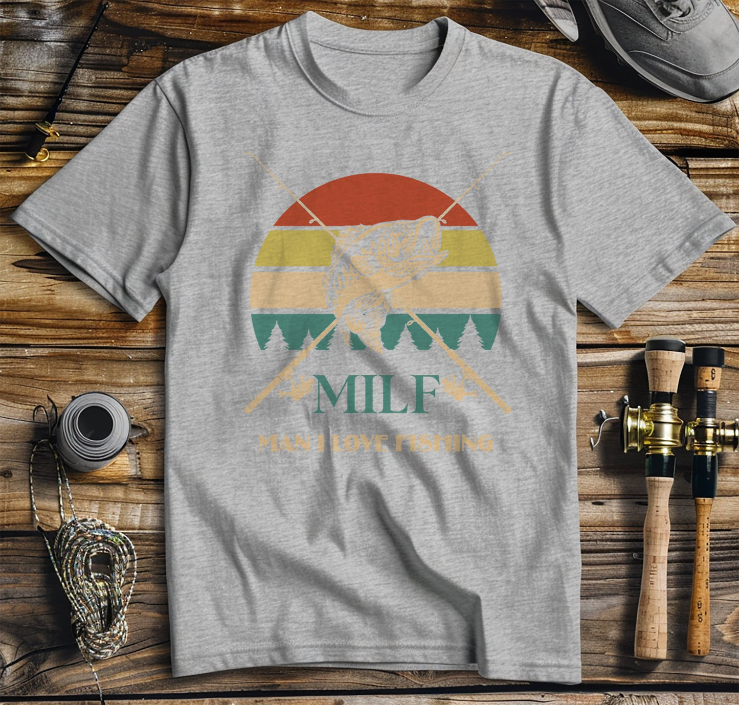 MILF: Man I Love Fishing T-shirt