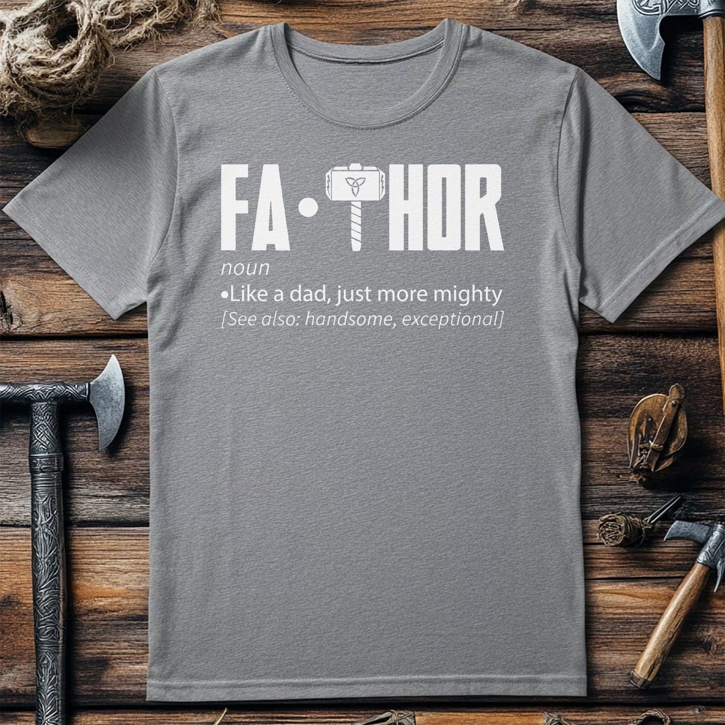 Fa Thor Text T-Shirt