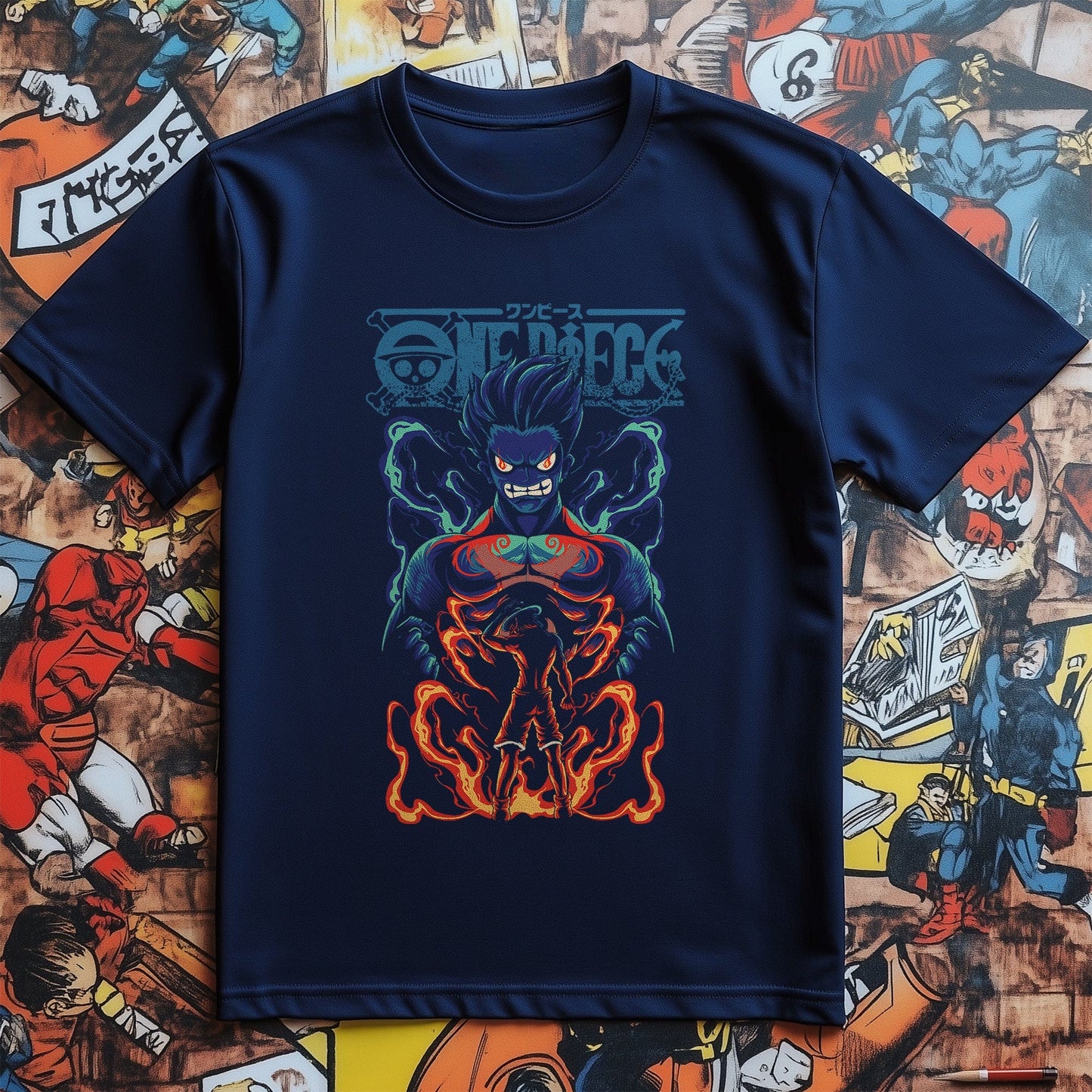 Luffy Fire t-shirt