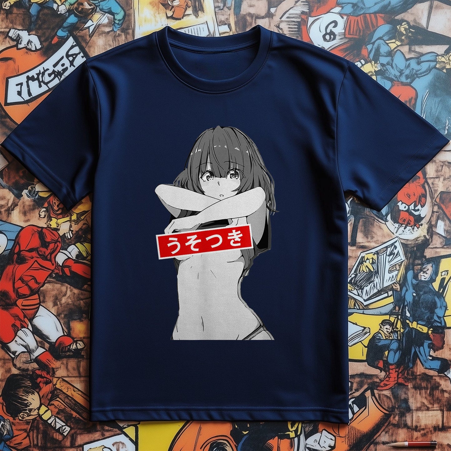 Lewd Conduct Ahegao Hentai T-Shirt