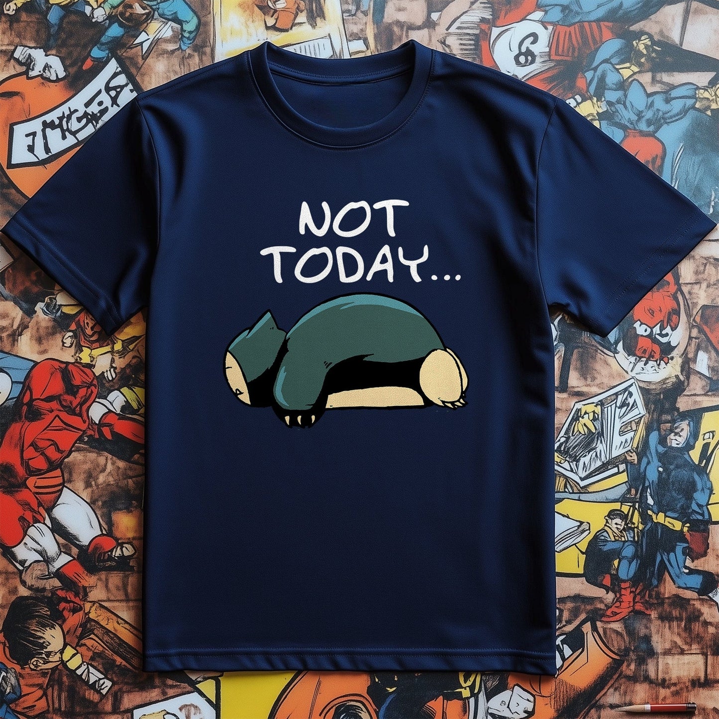Snorlax Not Today T-shirt