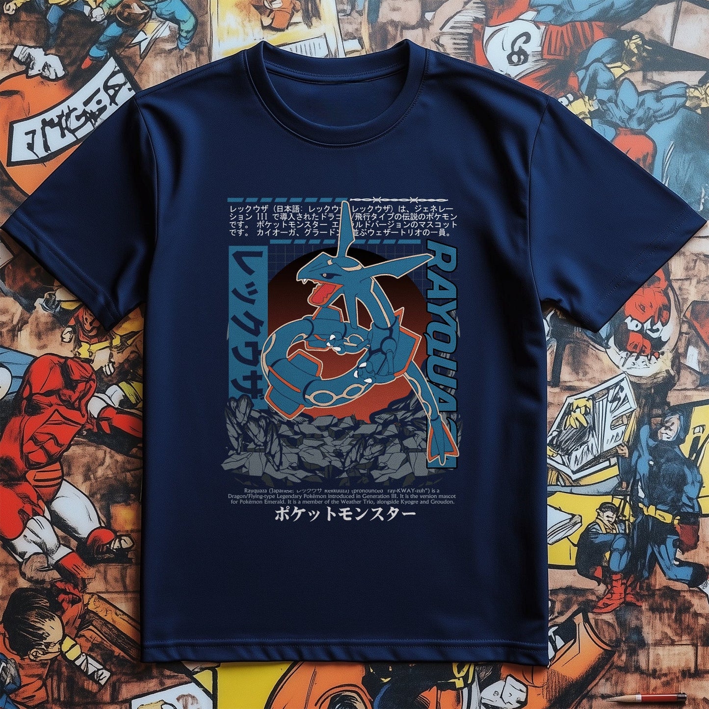 P4 Pok√©mon Rayquaza5 T-Shirt