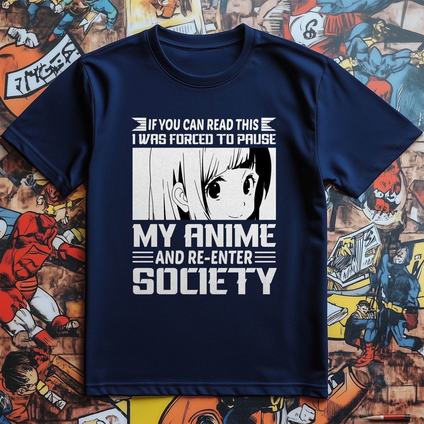 Re-Enter Society Anime T-Shirt ‚Äì