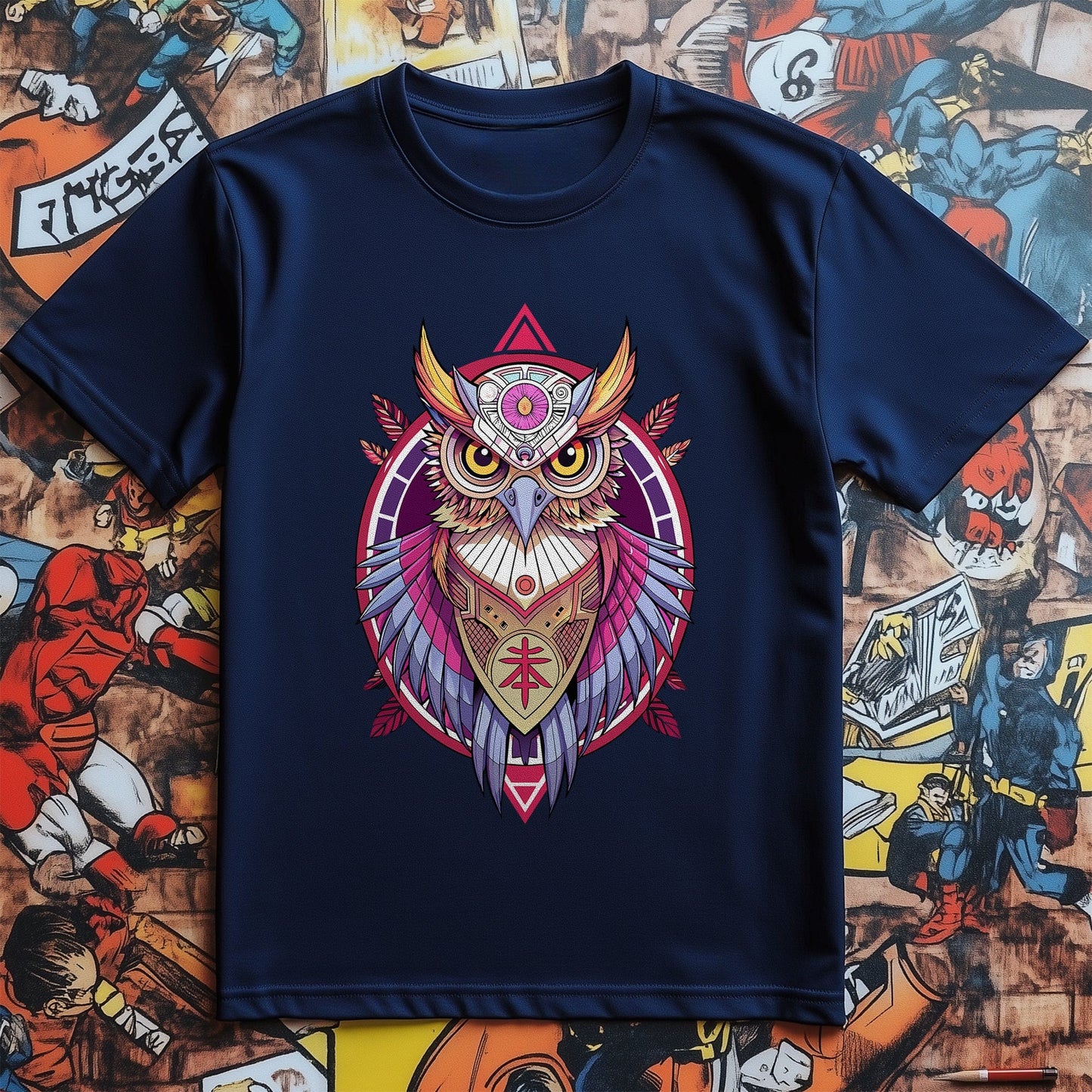 Japan Anime Owl T-Shirt