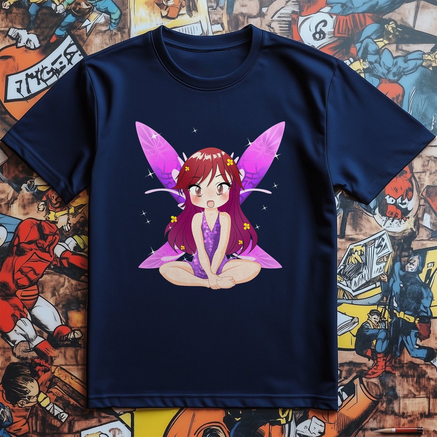 Magical Fairy Girl Long Sleeve T-Shirt