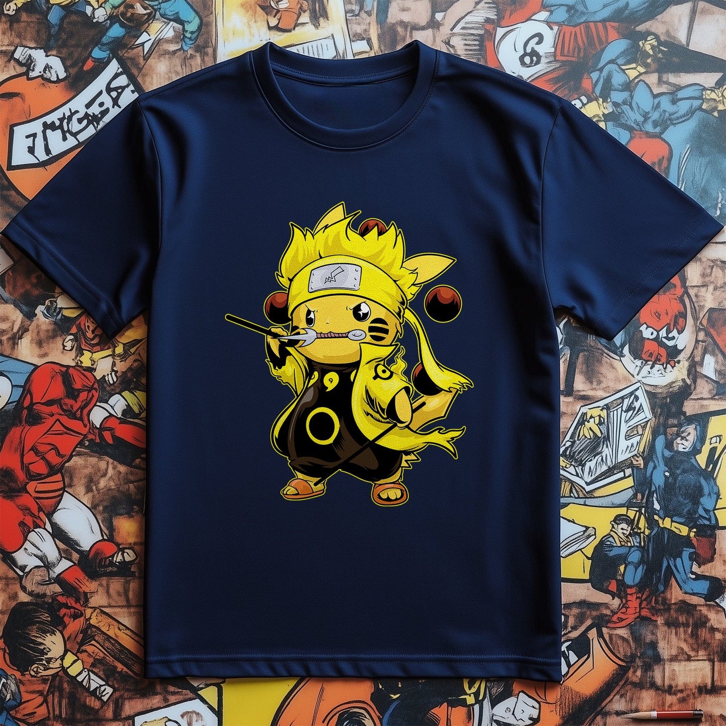 Pikachu-Naruto Mashup T-shirt