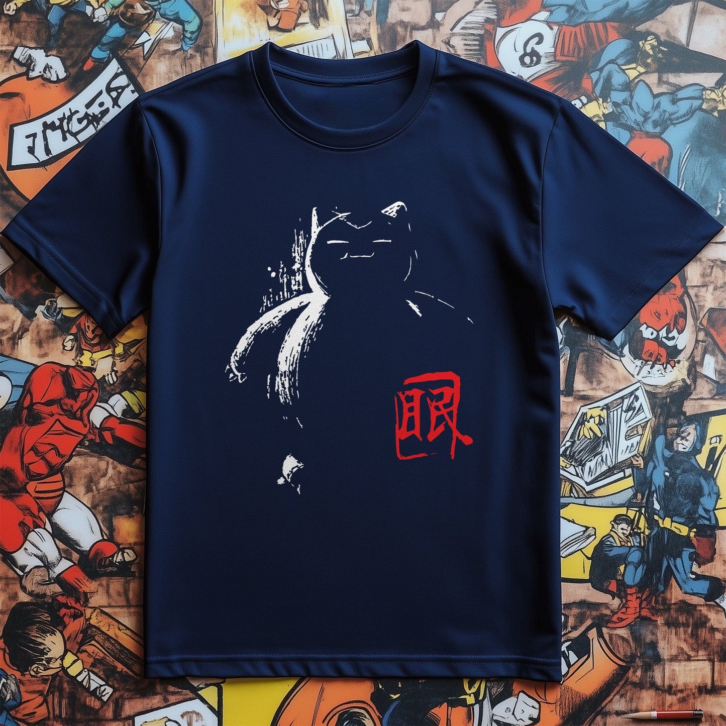 Snorlax Sumi-E T-Shirt