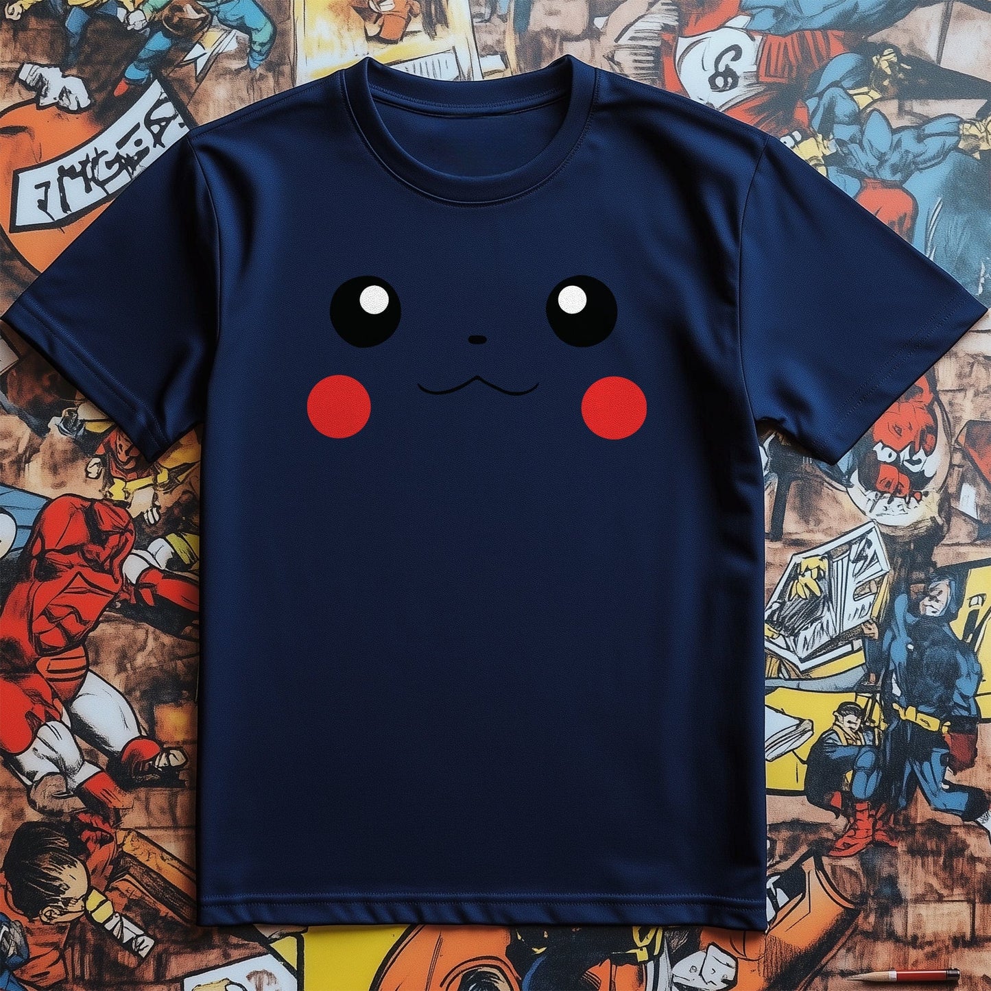 Pikachu Face t-shirt Shockingly