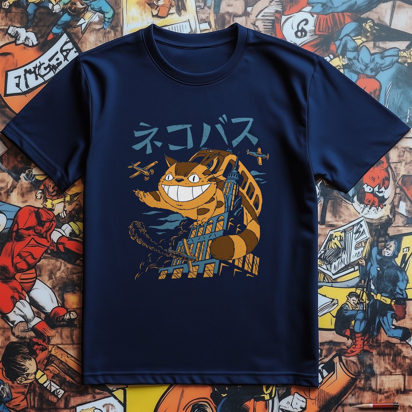 Cat Bus King Kong T-Shirt