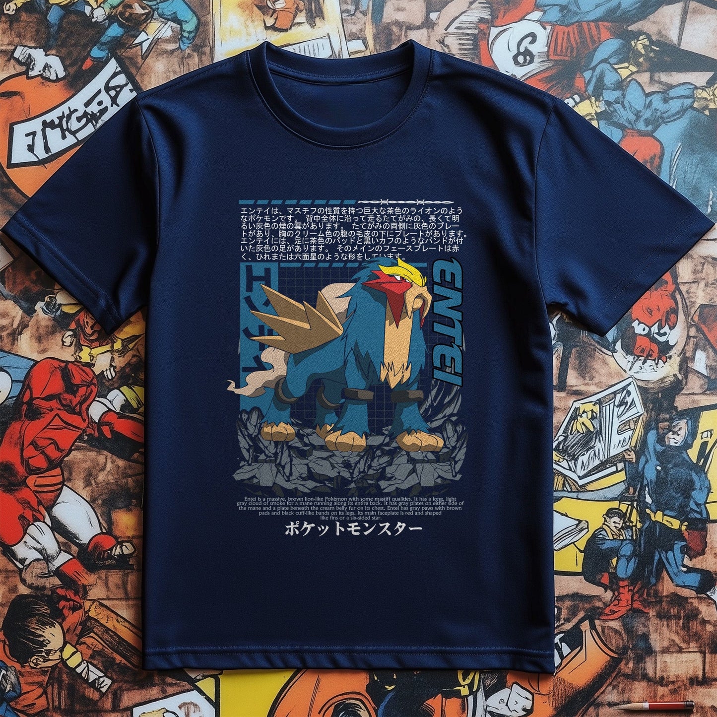 P4 Pok√©mon Entei t-shirt