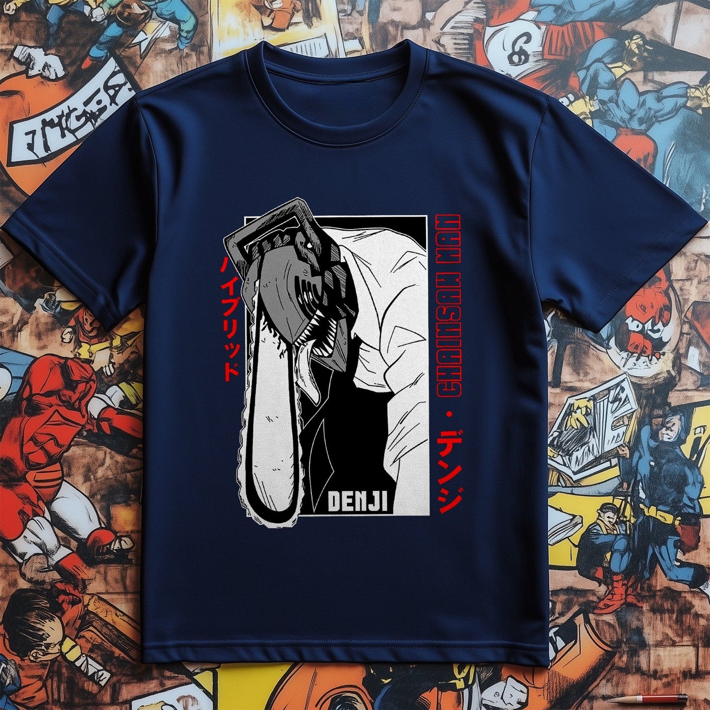 Chainsaw Man's CSM 2 T-shirt ‚Äì Slice