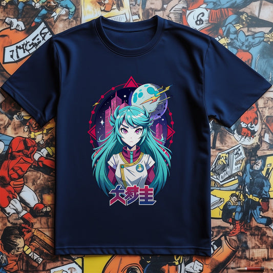 Future Space Anime Girl T-Shirt