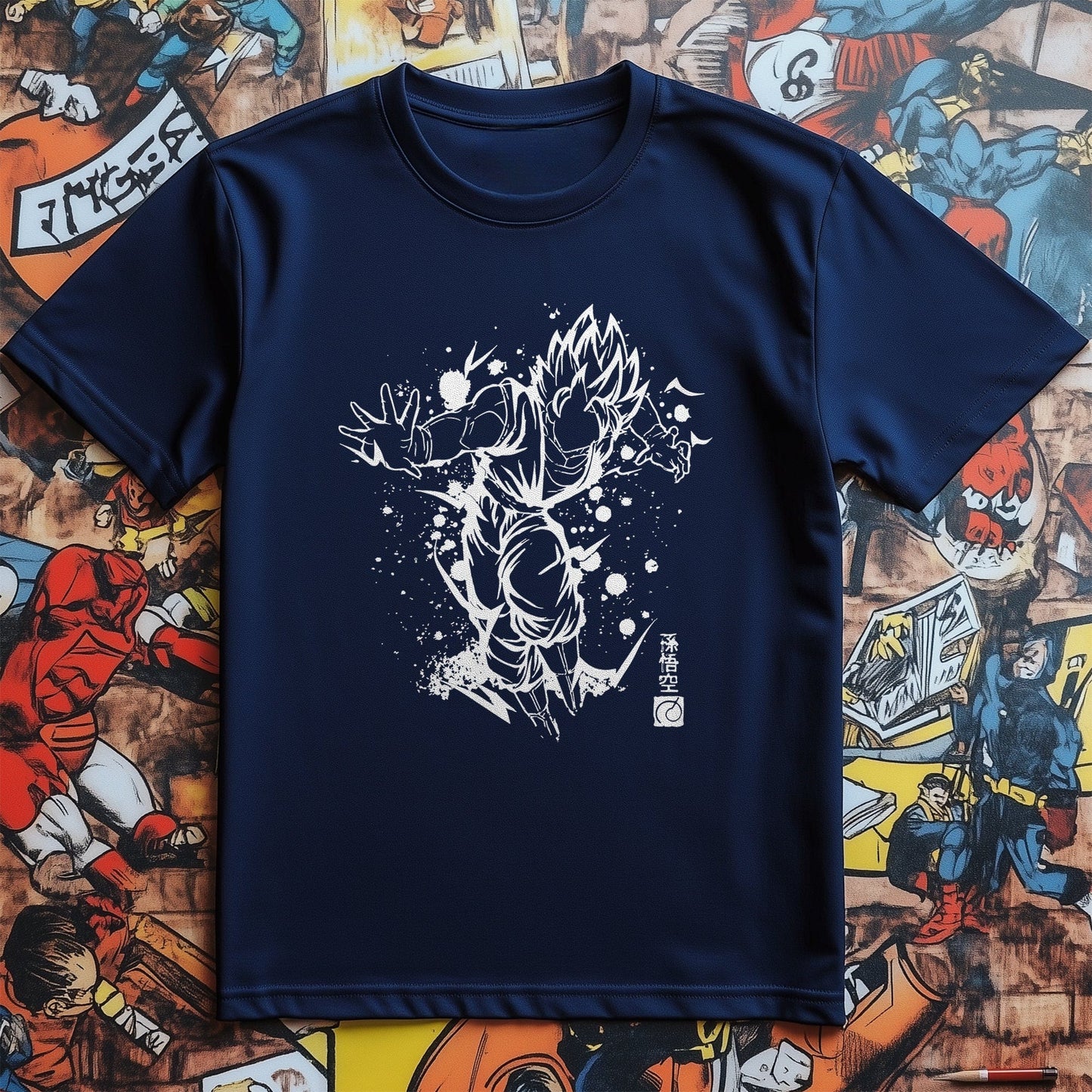 Goku Distressed T-shirt
