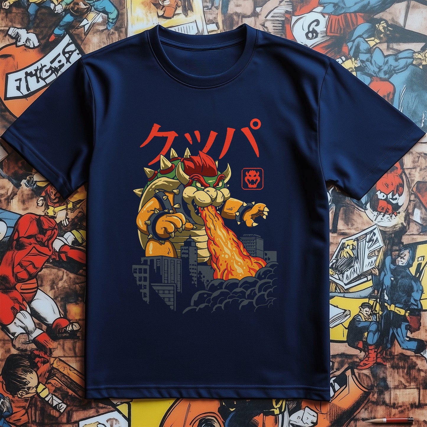 King Koopa Bowser Kaiju T-Shirt