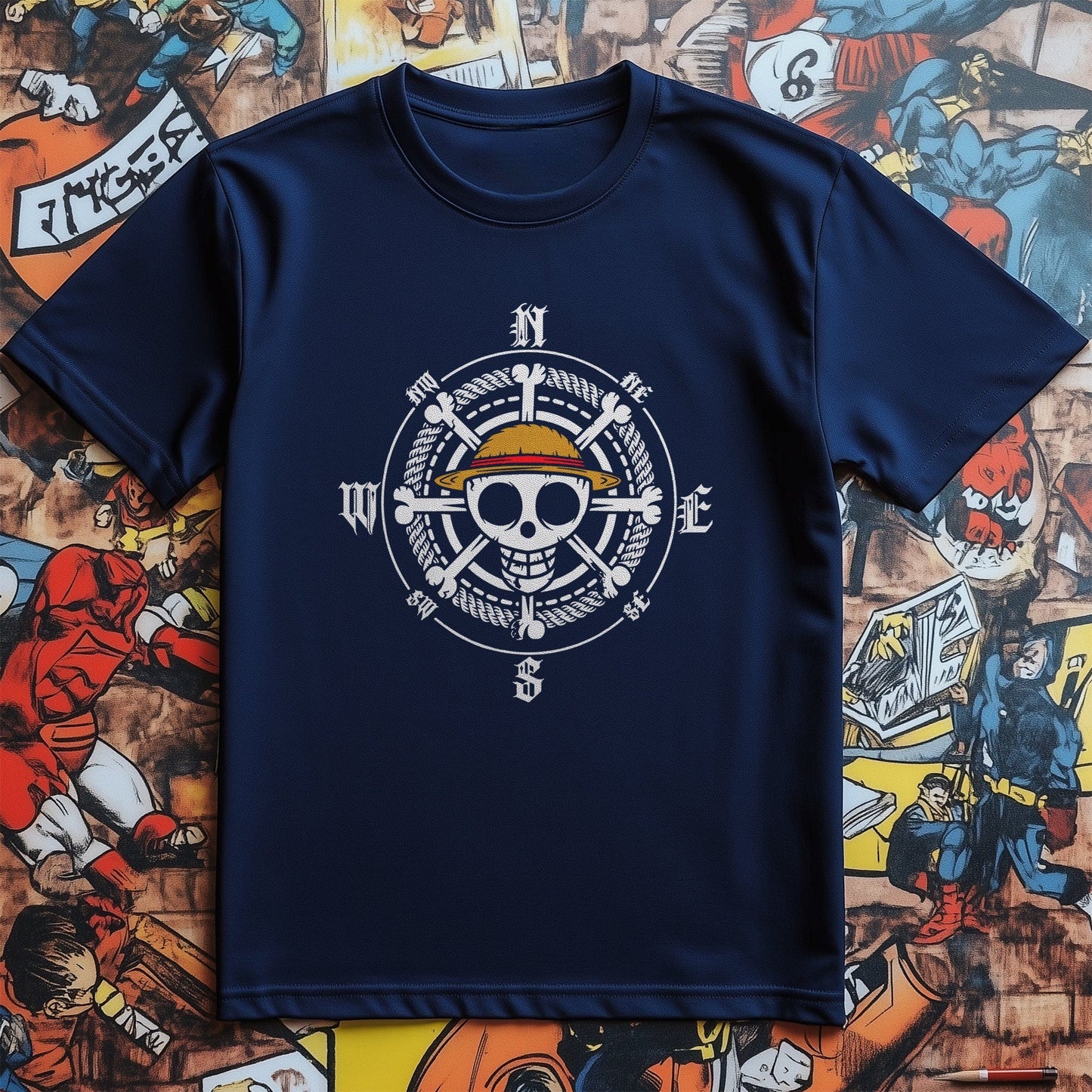 Pirate Compass T-Shirt Navigate