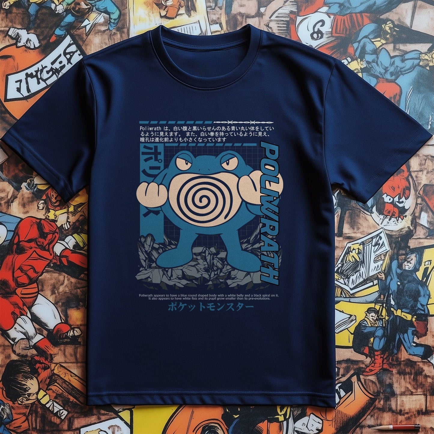 P4 Pok√©mon Poliwrath T-shirt