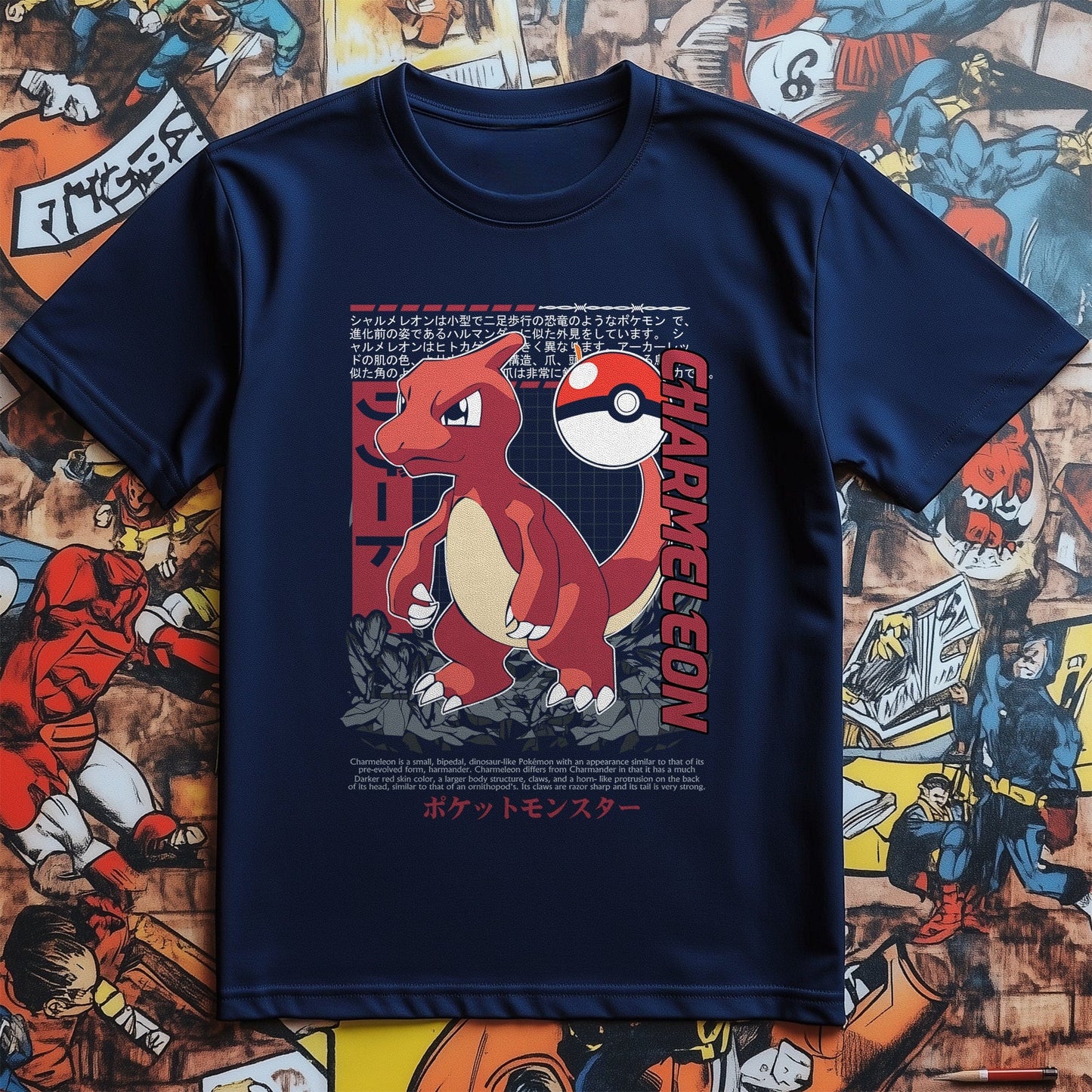 Charmeleon on Fire t-shirt ‚Äì Catch