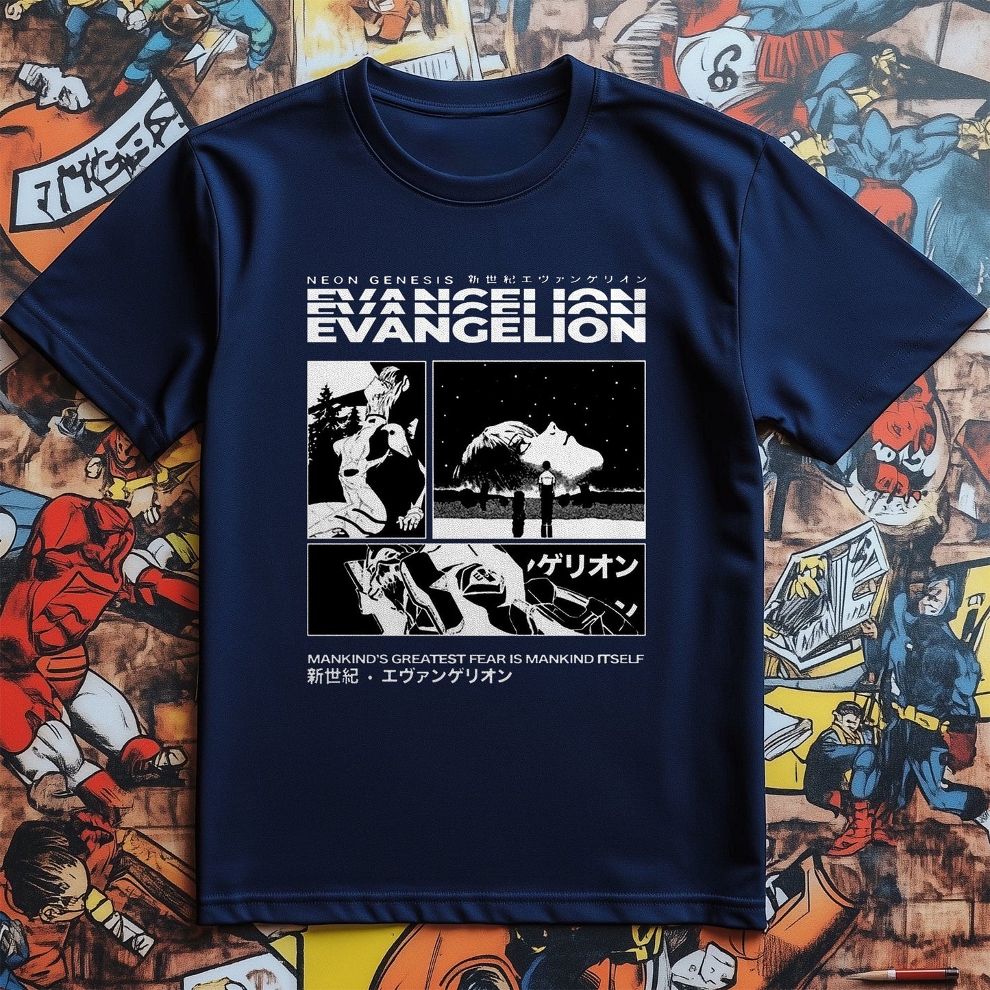 Evangelion Poster T-Shirt