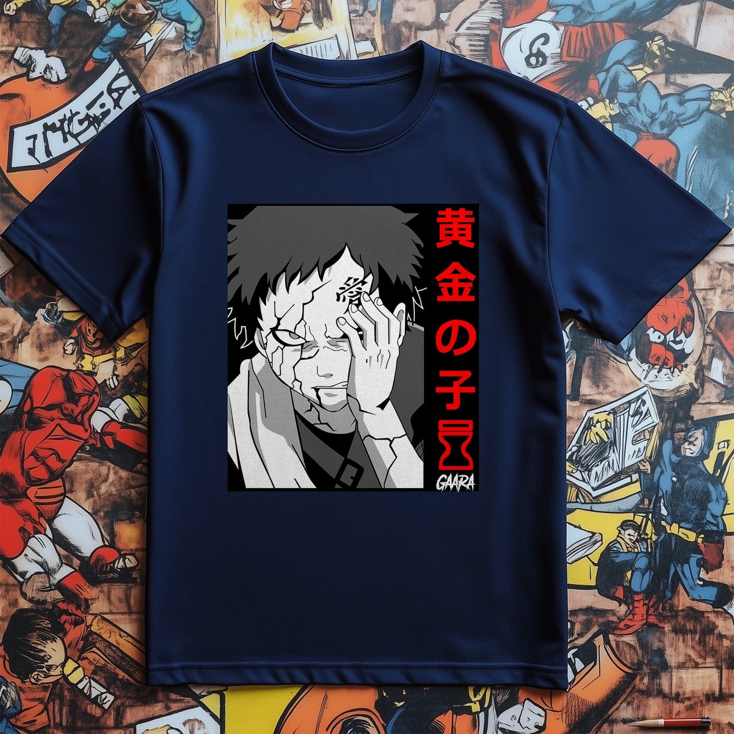 Gaara Naruto Face t-shirt