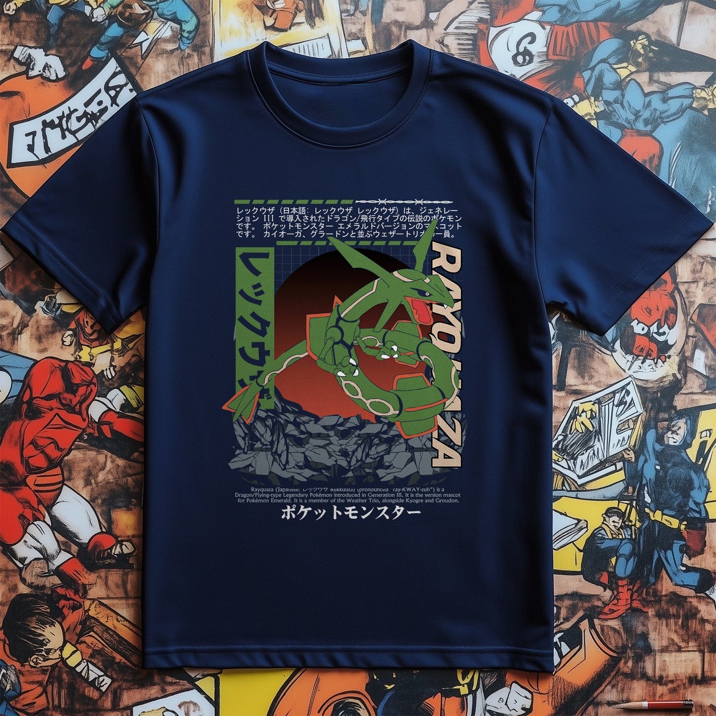 P4 Pok√©mon Rayquaza6 T-Shirt