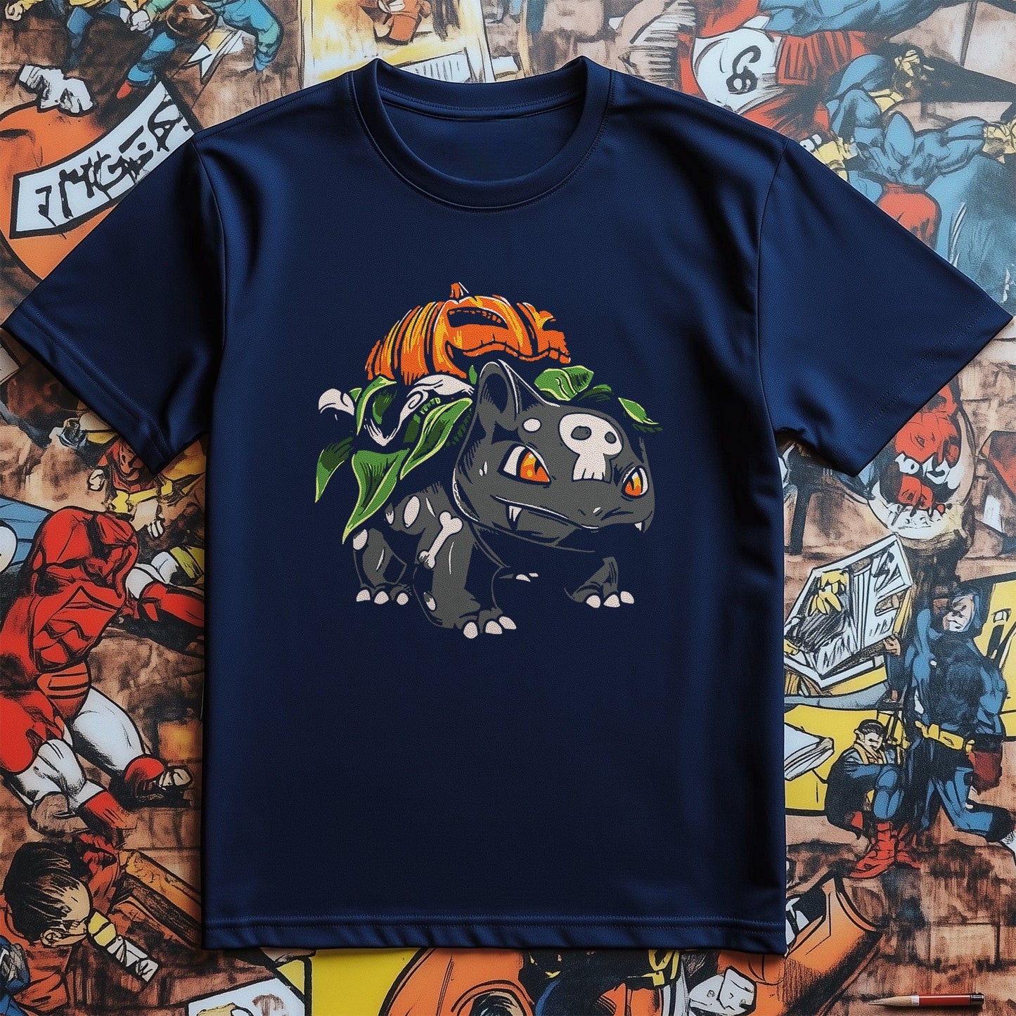 Cute Halloween Bulbasaur T-Shirt
