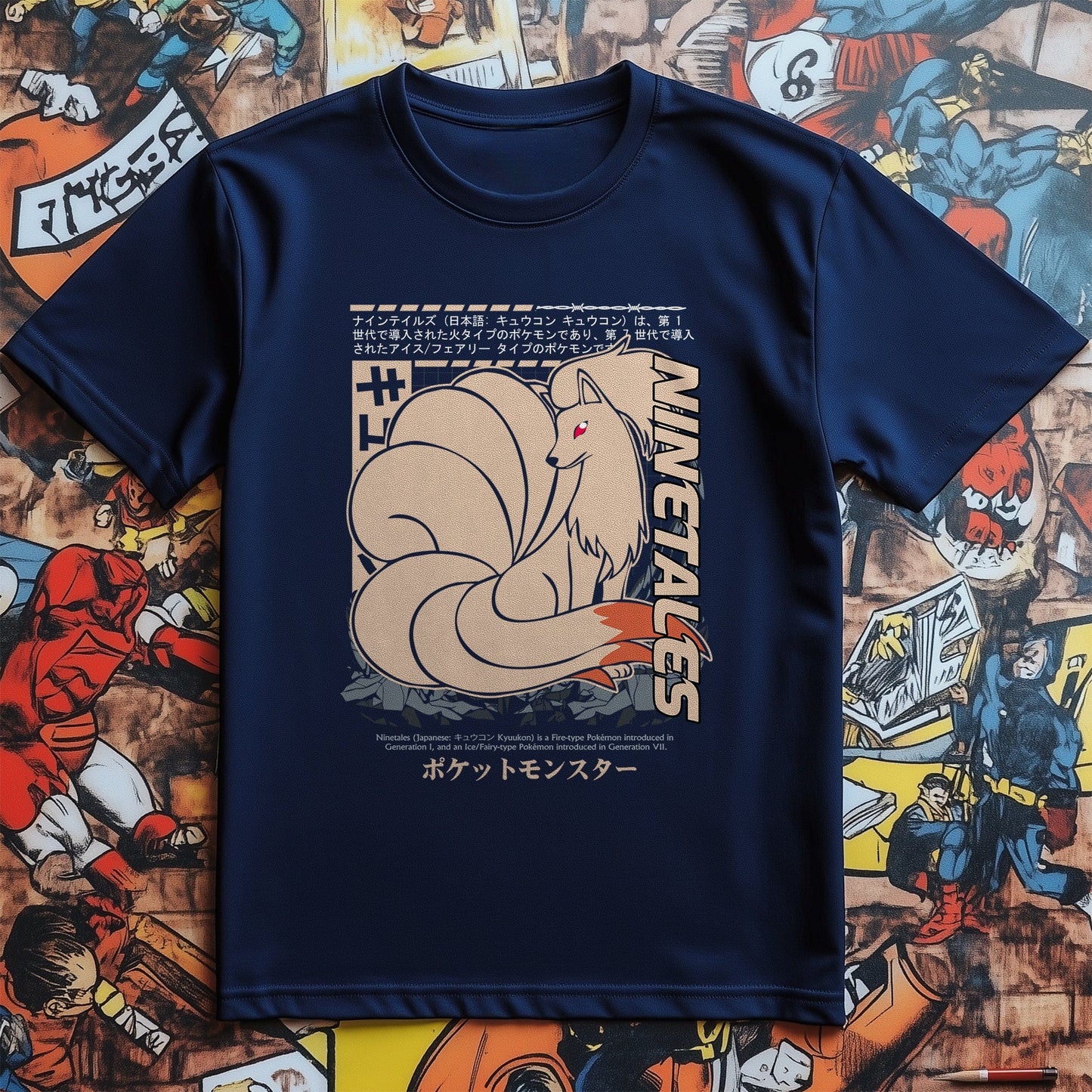 P4 Pok√©mon Ninetales T-shirt