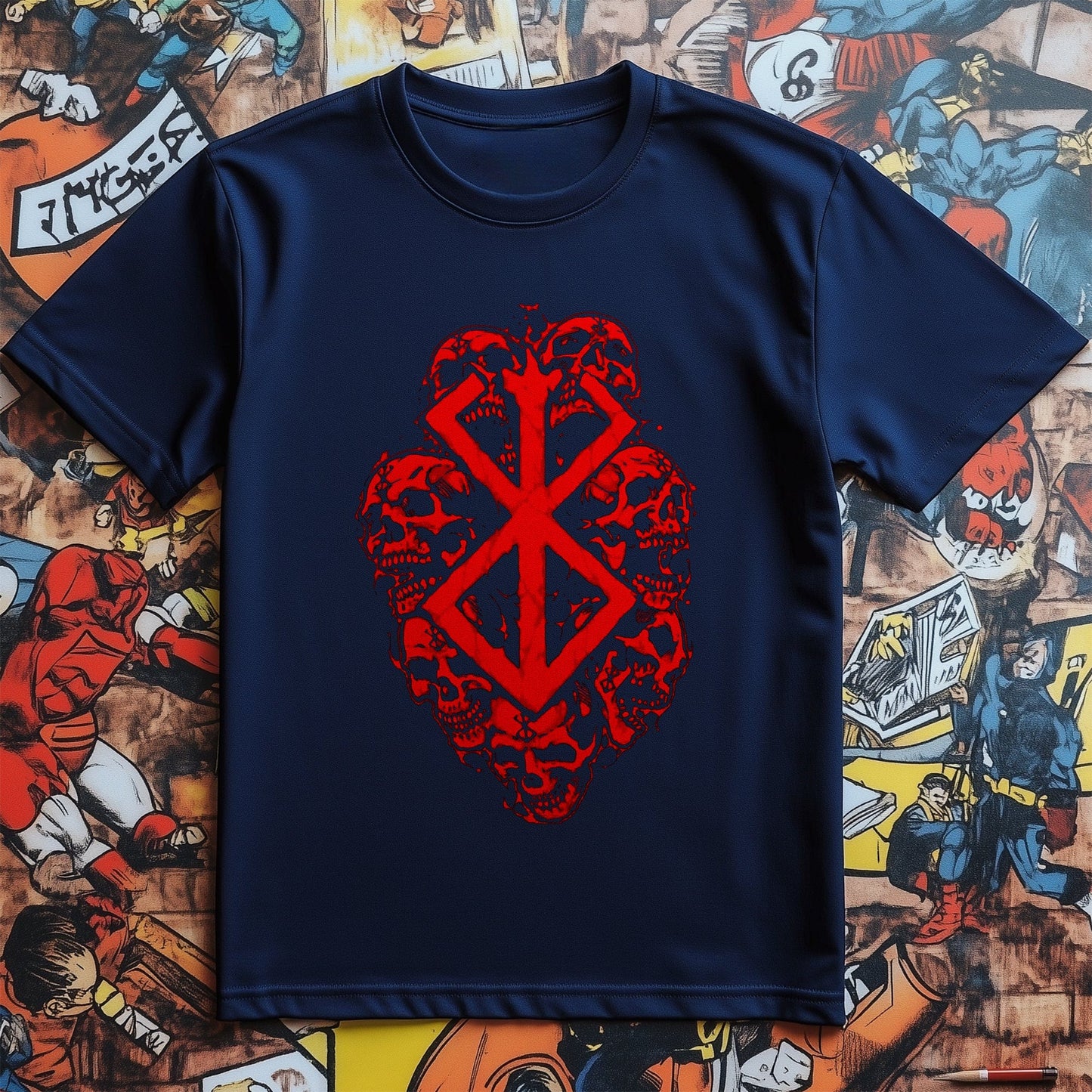 Berserk des 18 T-Shirt Skulls