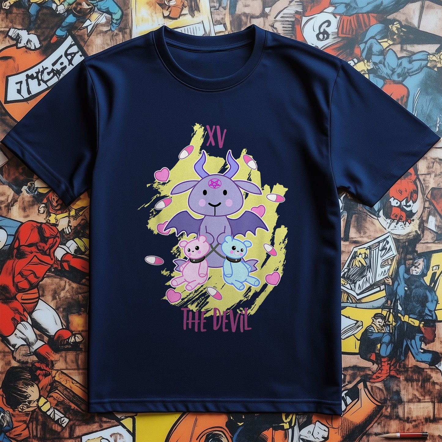 Yami Kawaii Devil Tarot T-shirt