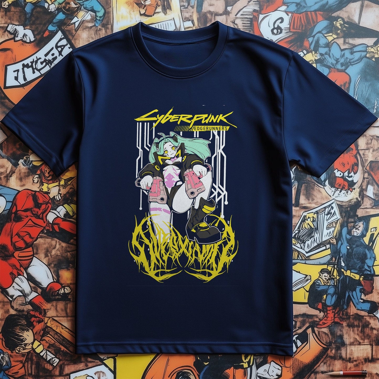 Rebecca Edgerunners Sticker T-shirt