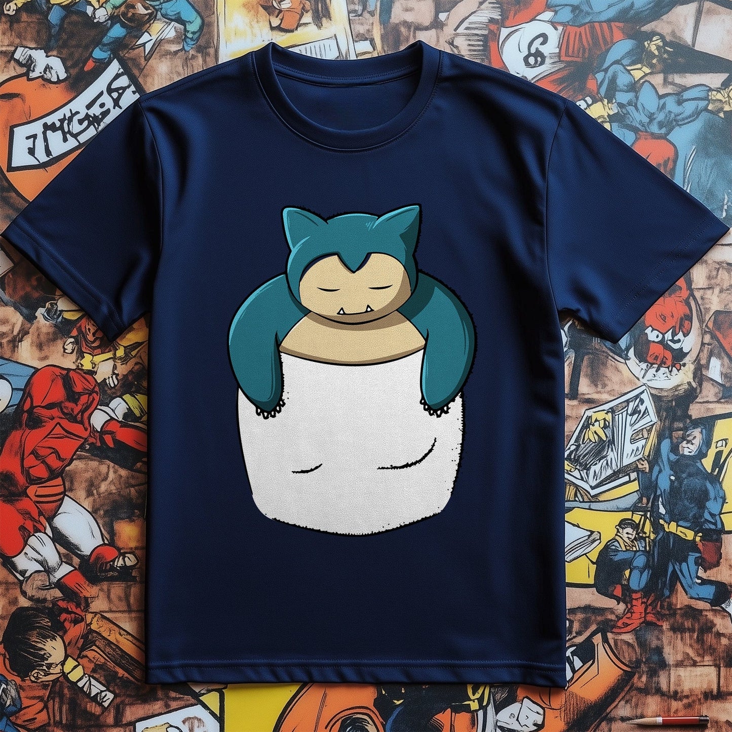 Snorlax Pocket T-Shirt