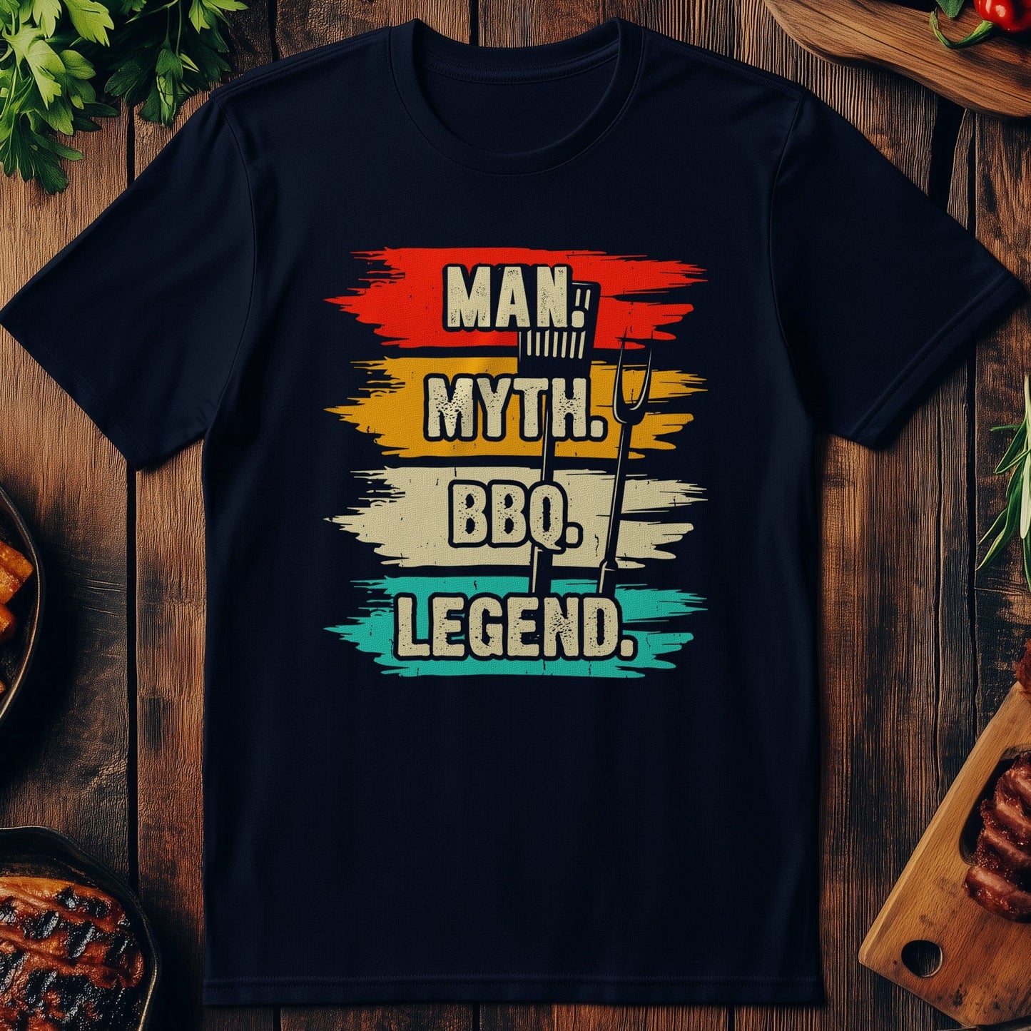 Man-Myth-BBQ-Lege T-Shirt