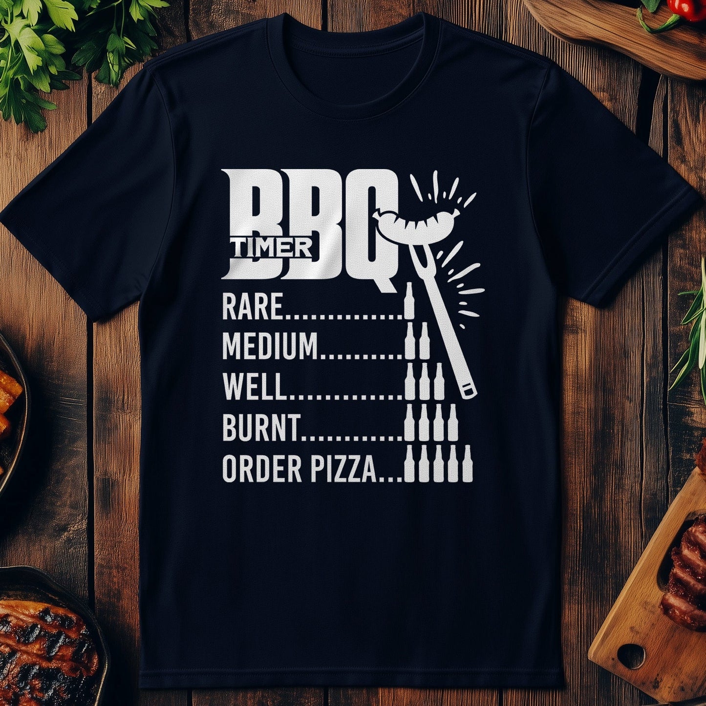 BBQ Timer Sausage T-Shirt