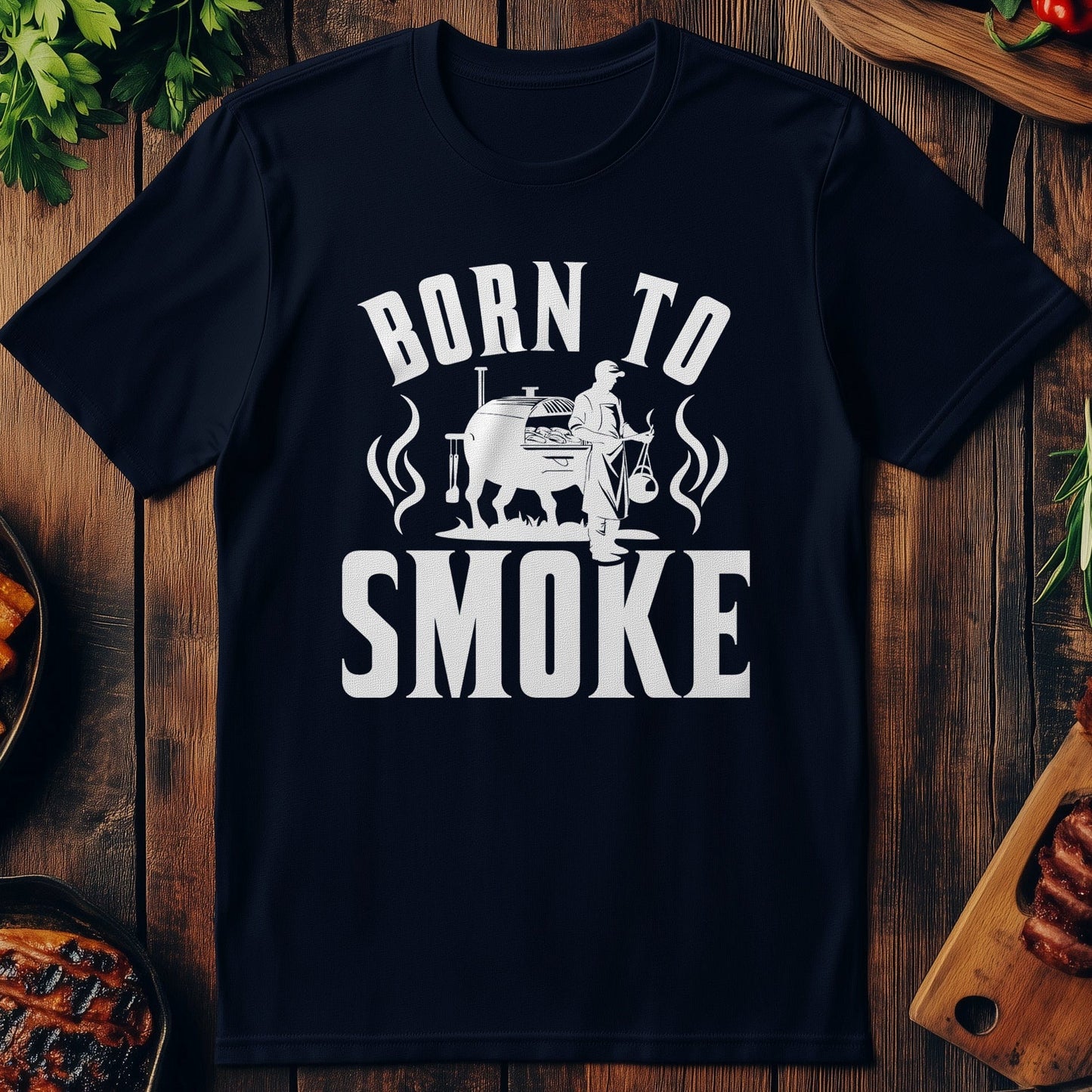 Born to Smoke BBQ T-Shirt