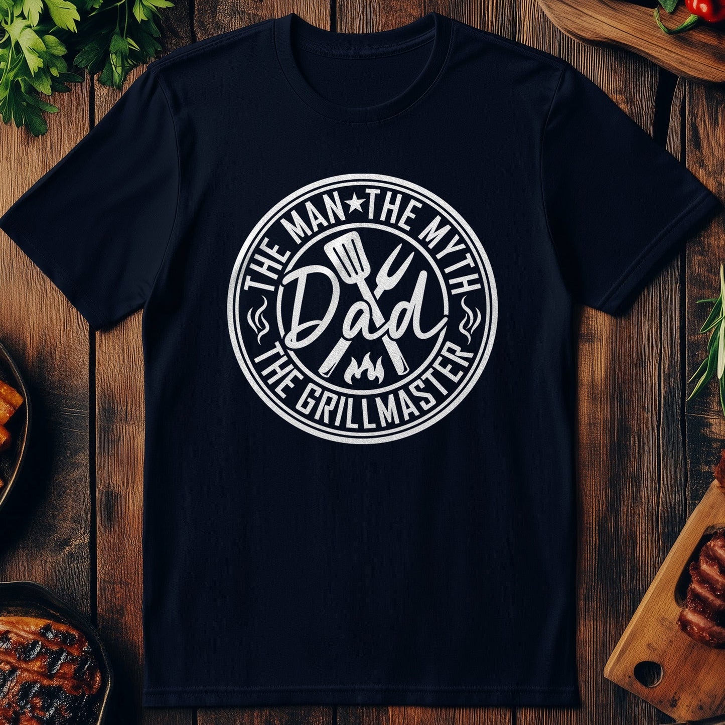 Man Myth Grill T-Shirt