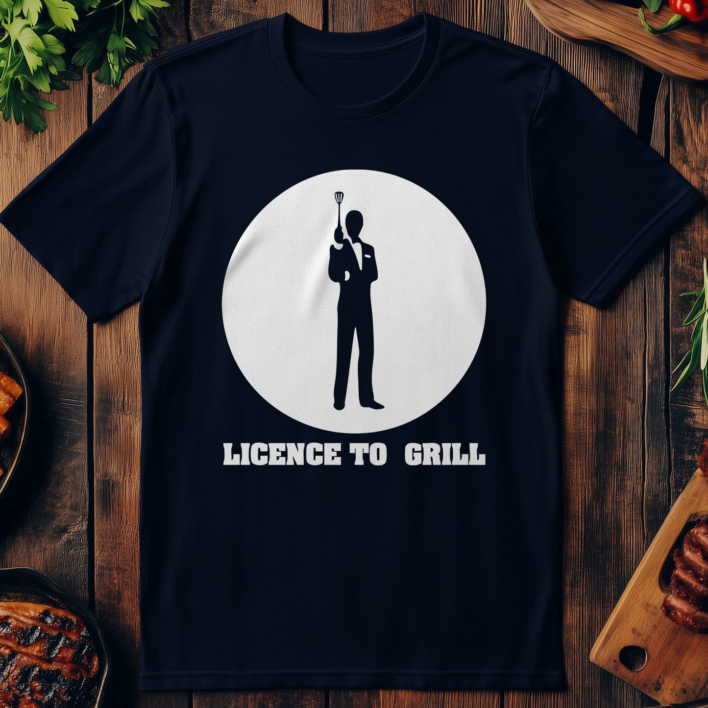 License to Grill T-Shirt Style001