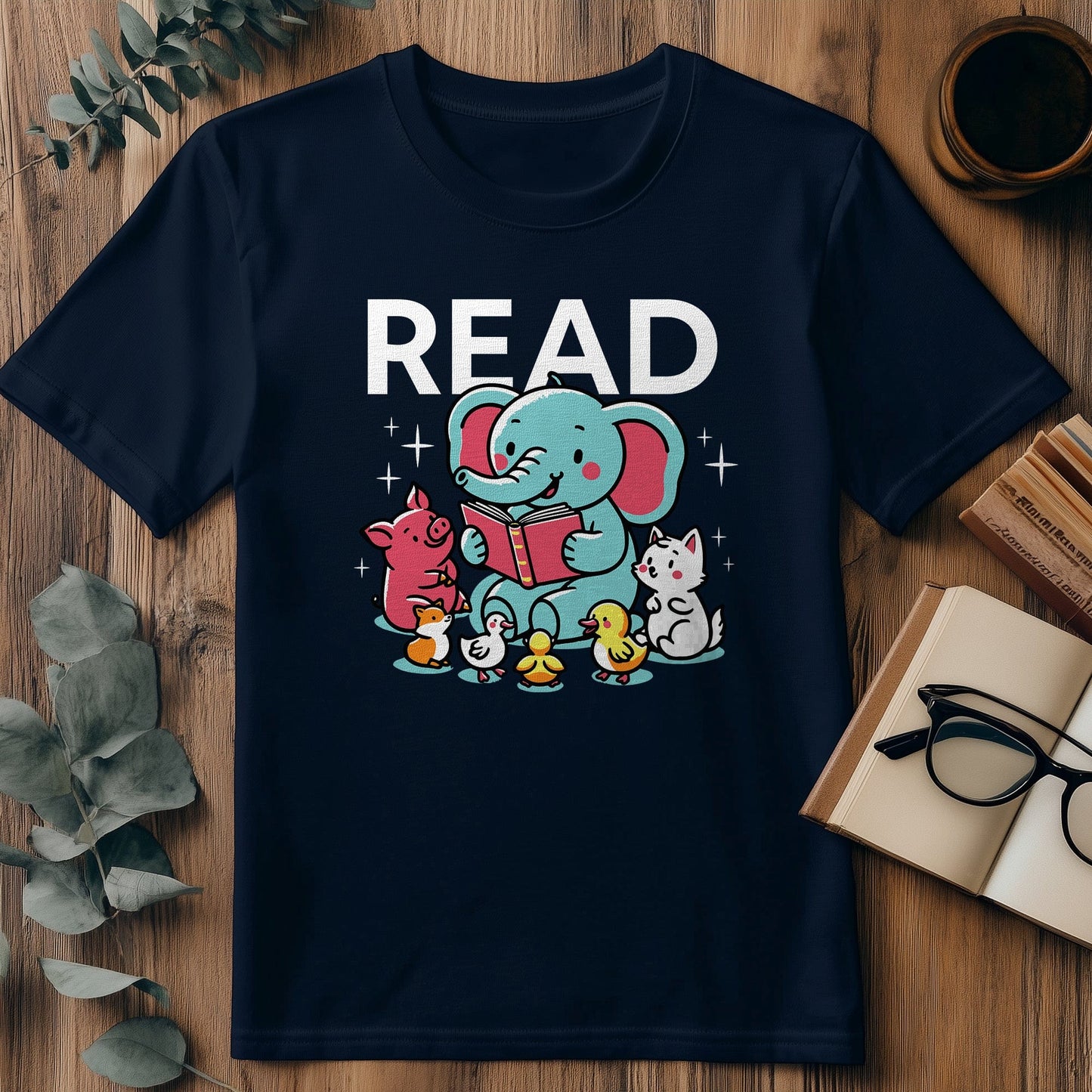 Farm Animals Reading T-shirt